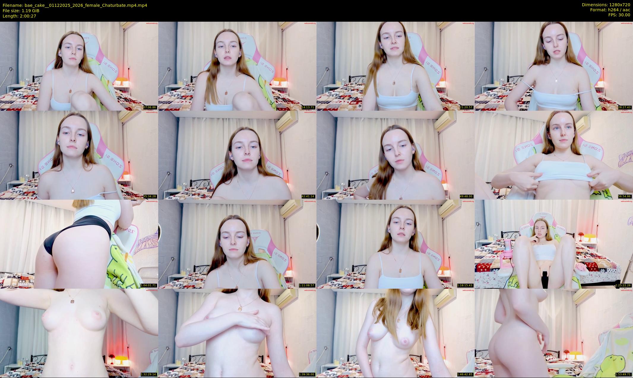 bae_cake_ — 121 minute Chaturbate female cam show recording, 720p, Dec 1, 2025