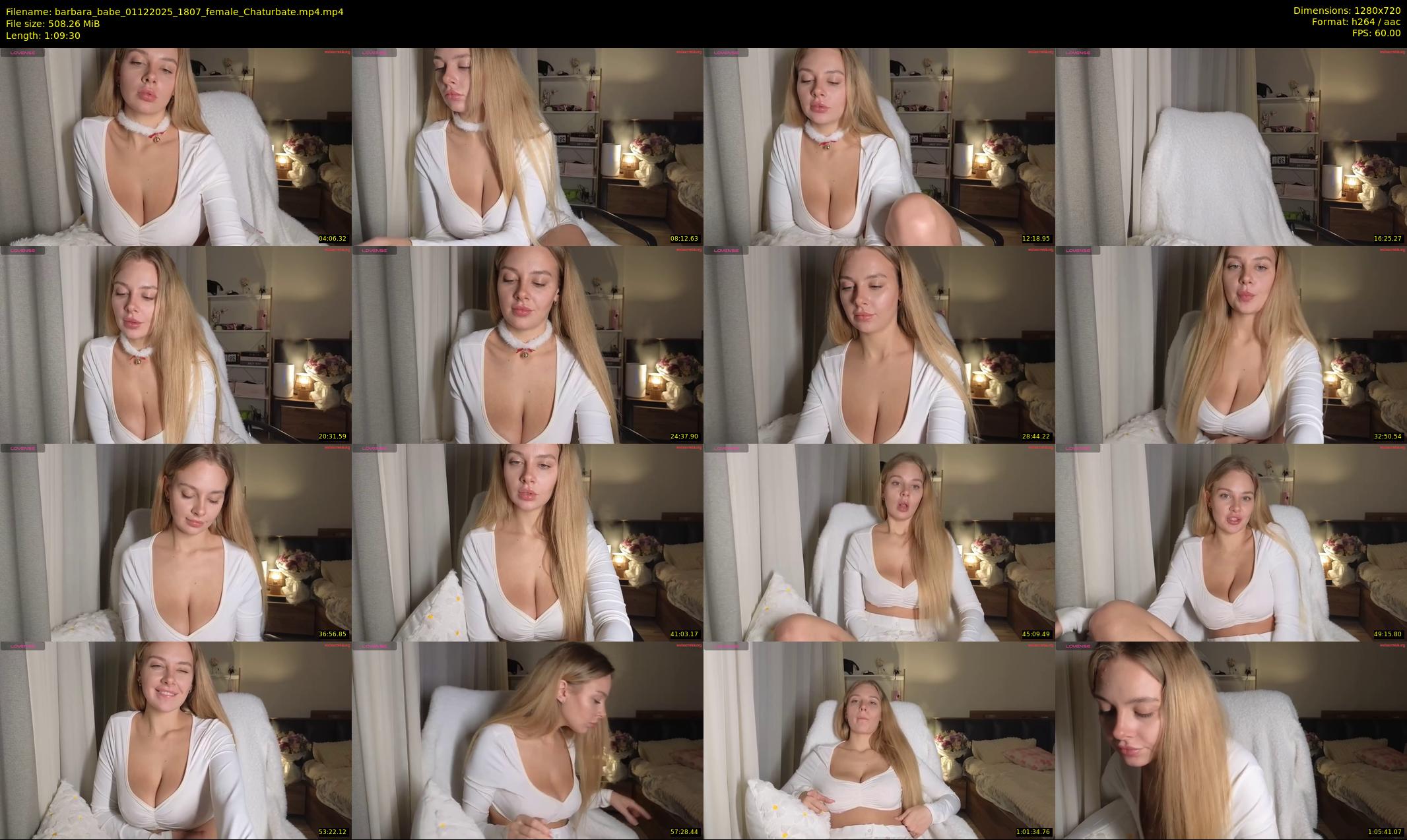 barbara_babe — 70 minute Chaturbate female cam show recording, 720p, Dec 1, 2025