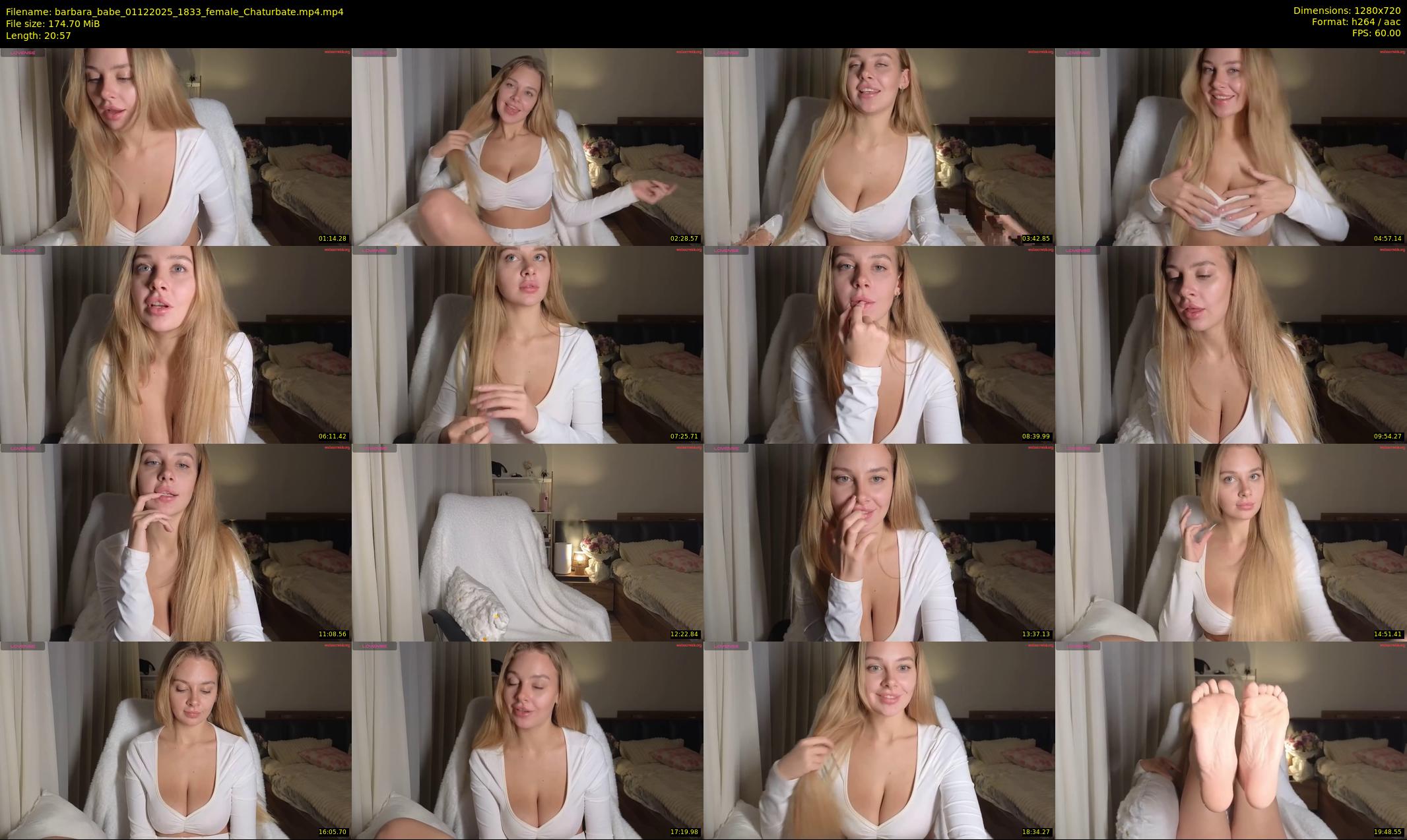 barbara_babe — 21 minute Chaturbate female cam show recording, 720p, Dec 1, 2025