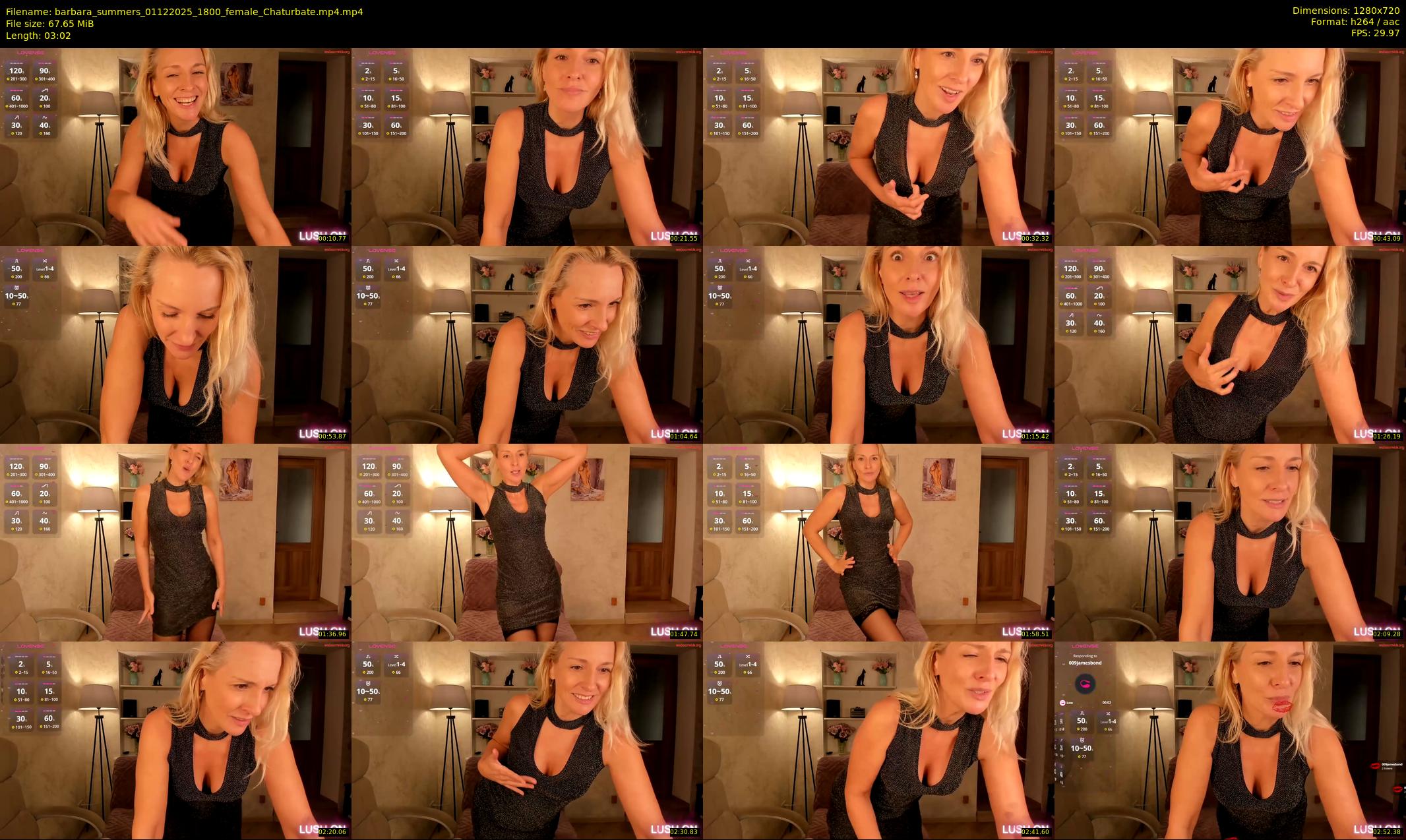 barbara_summers — 4 minute Chaturbate female cam show recording, 720p, Dec 1, 2025