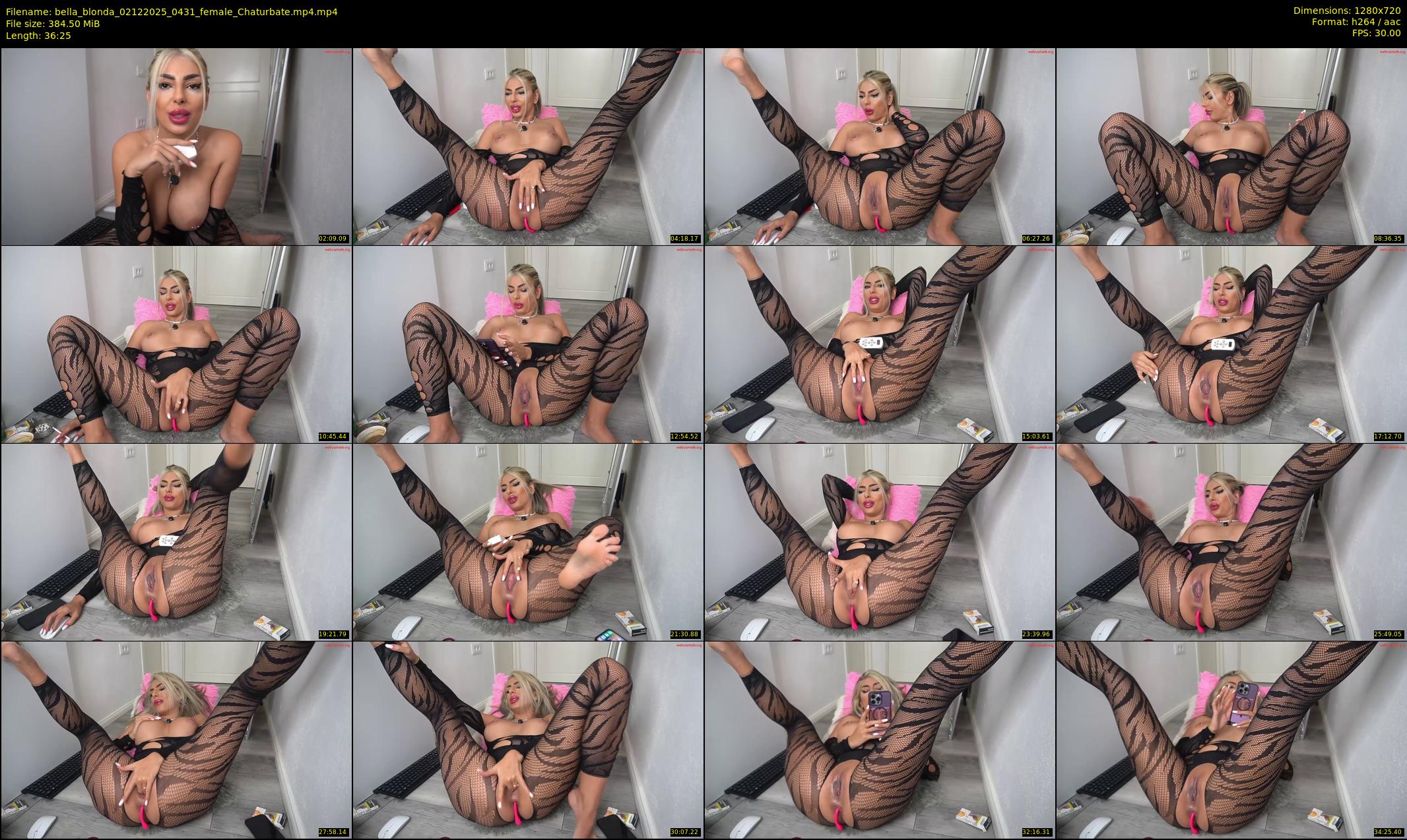 bella_blonda — 37 minute Chaturbate female cam show recording, 720p, Dec 2, 2025