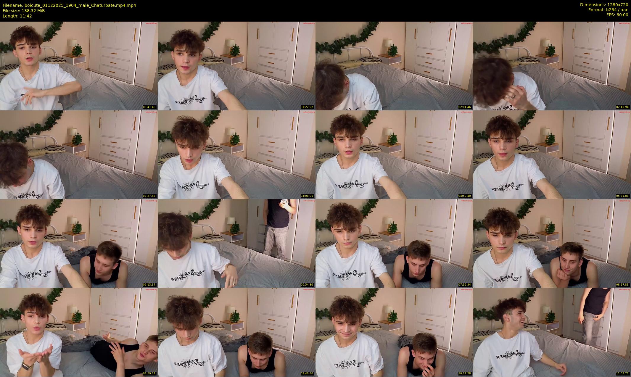 boicute — 12 minute Chaturbate male cam show recording, 720p, Dec 1, 2025