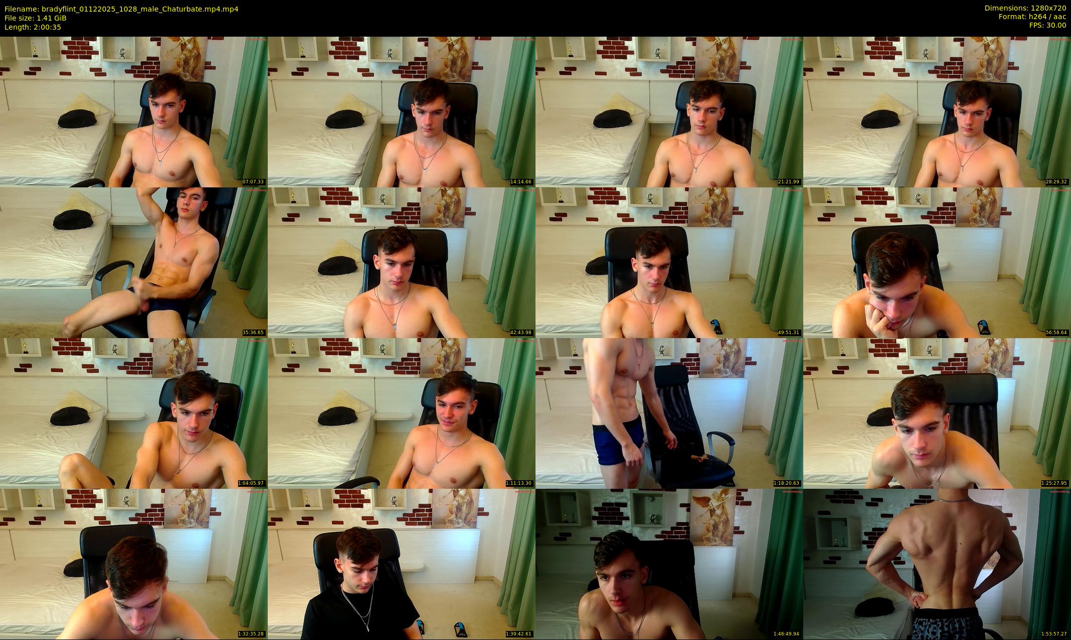 bradyflint — 121 minute Chaturbate male cam show recording, 720p, Dec 1, 2025