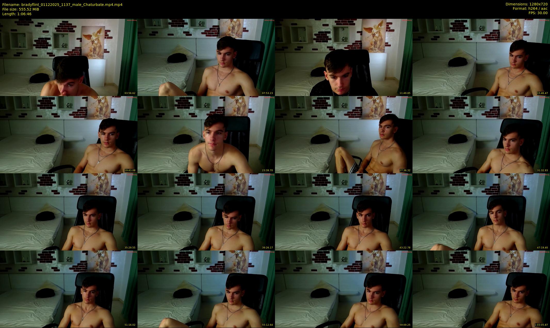 bradyflint — 67 minute Chaturbate male cam show recording, 720p, Dec 1, 2025