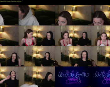 bright_diamonds_054 — 34 minute Chaturbate couple cam show recording, 720p, Dec 1, 2025