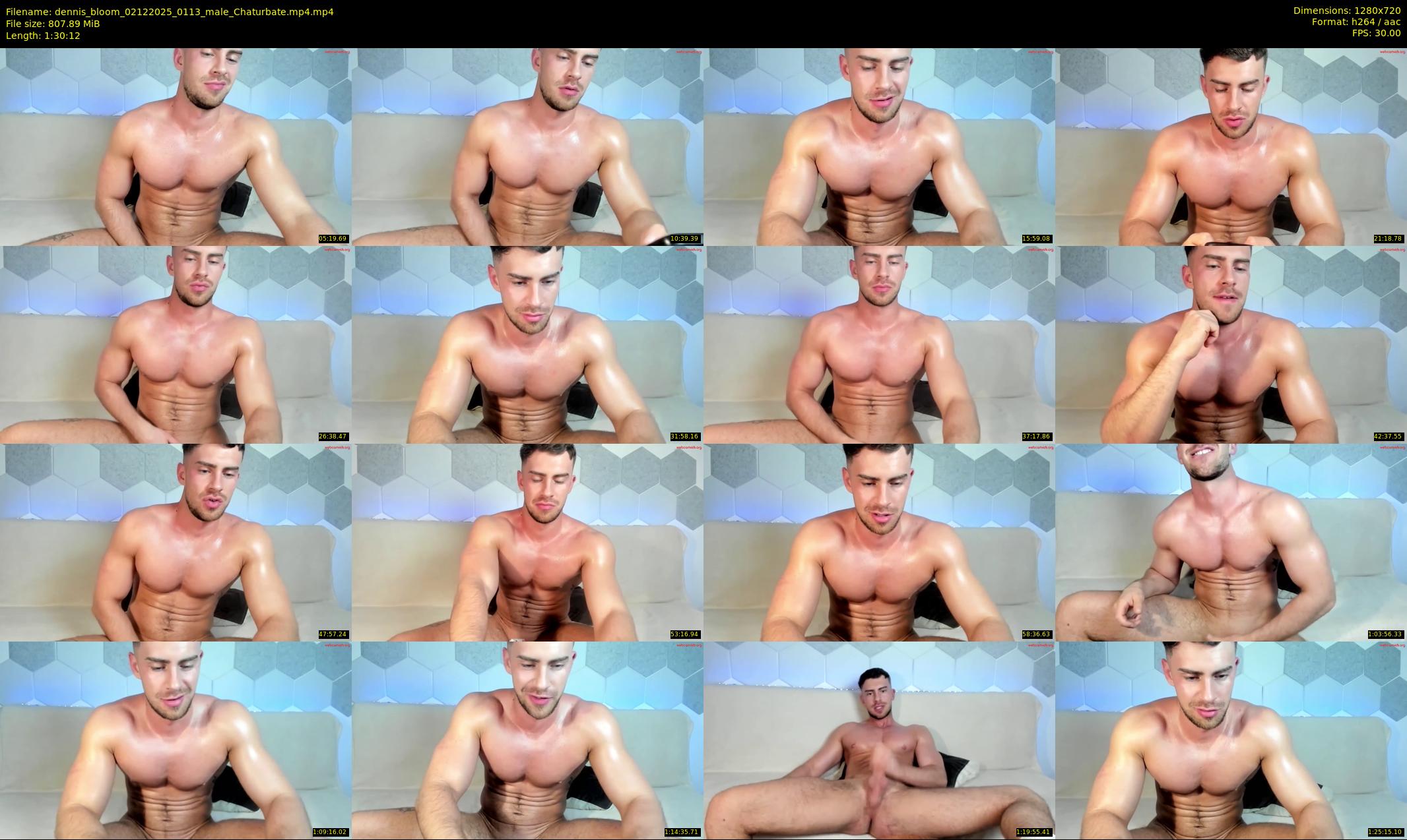 dennis_bloom — 91 minute Chaturbate male cam show recording, 720p, Dec 2, 2025