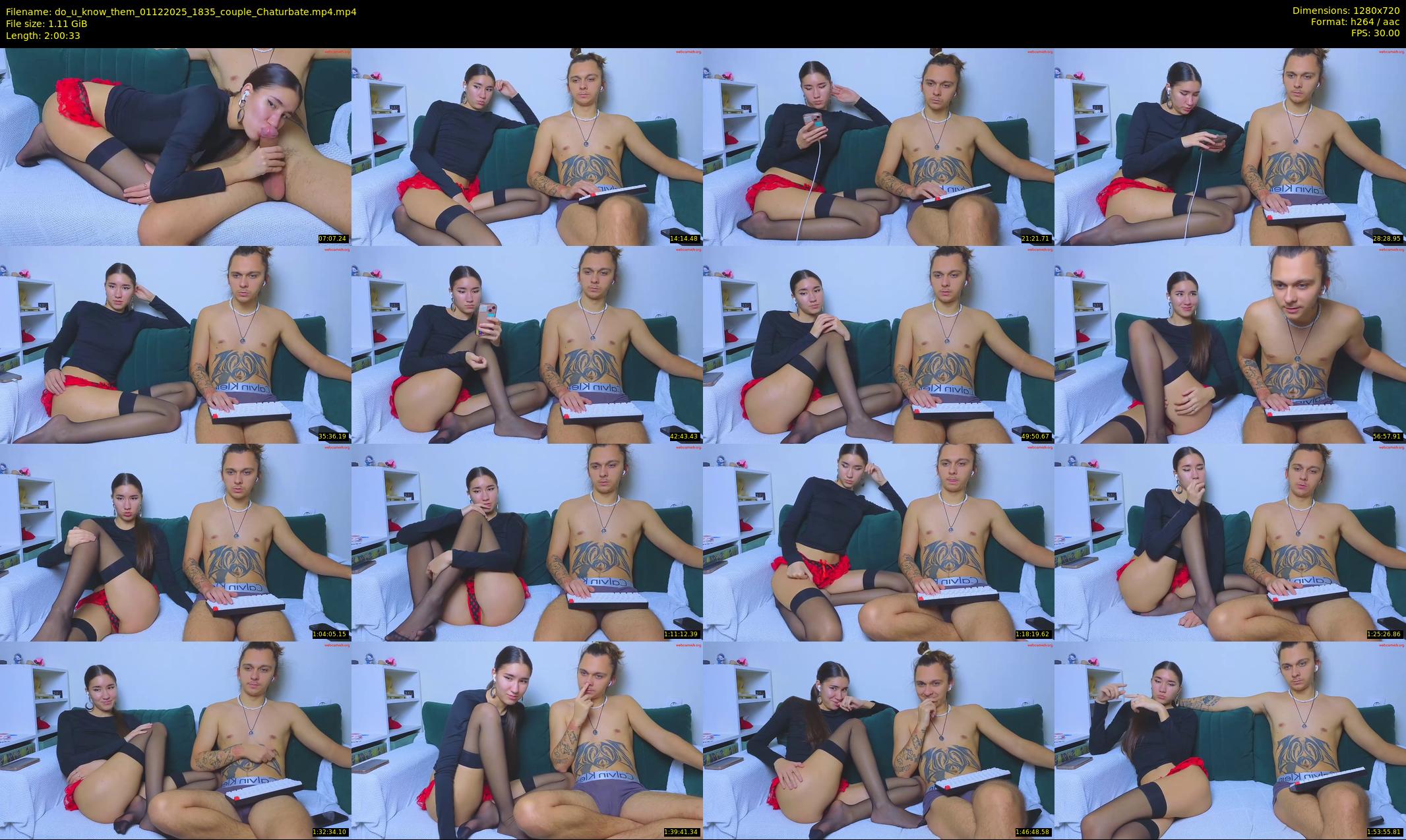 do_u_know_them — 121 minute Chaturbate couple cam show recording, 720p, Dec 1, 2025