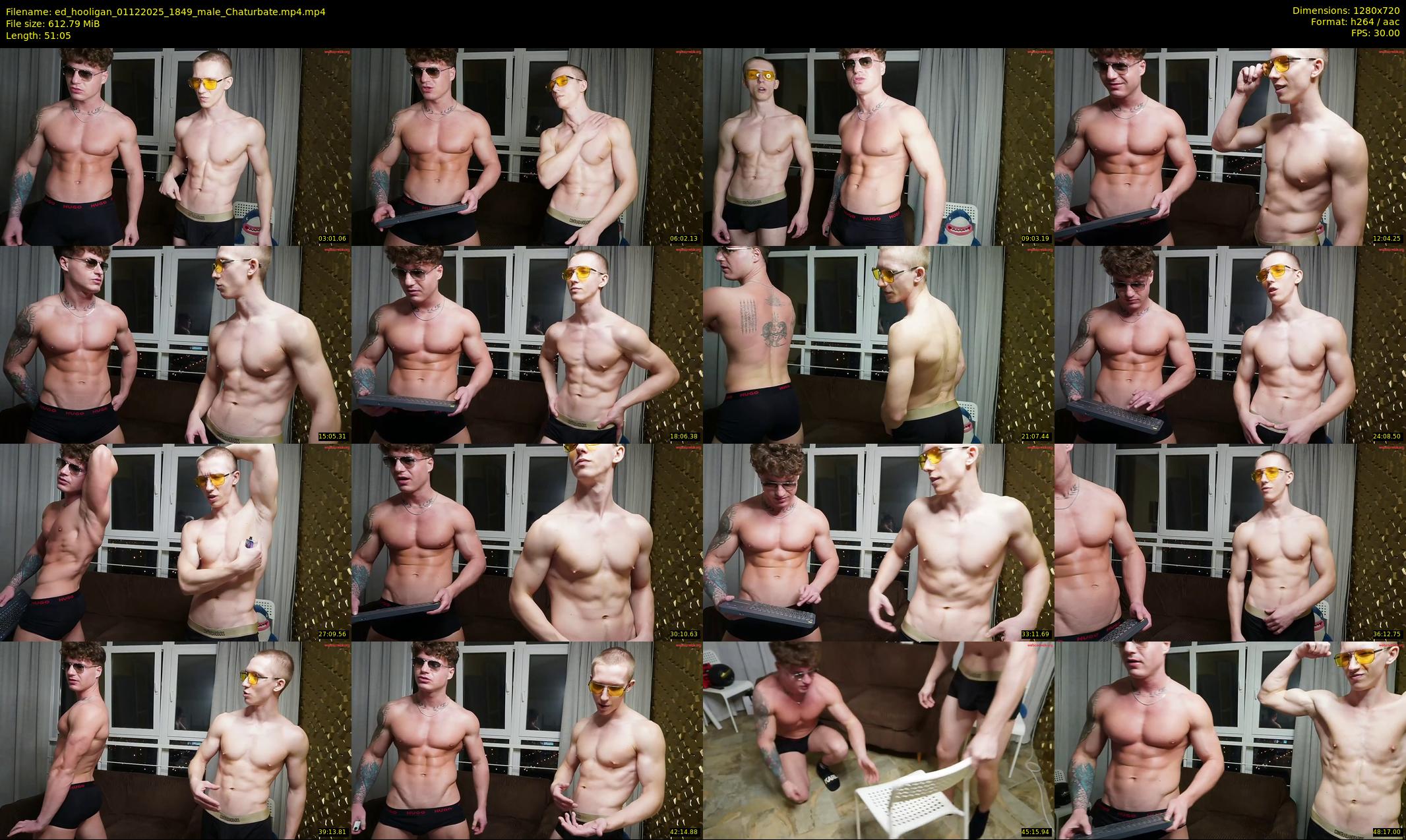 ed_hooligan — 52 minute Chaturbate male cam show recording, 720p, Dec 1, 2025