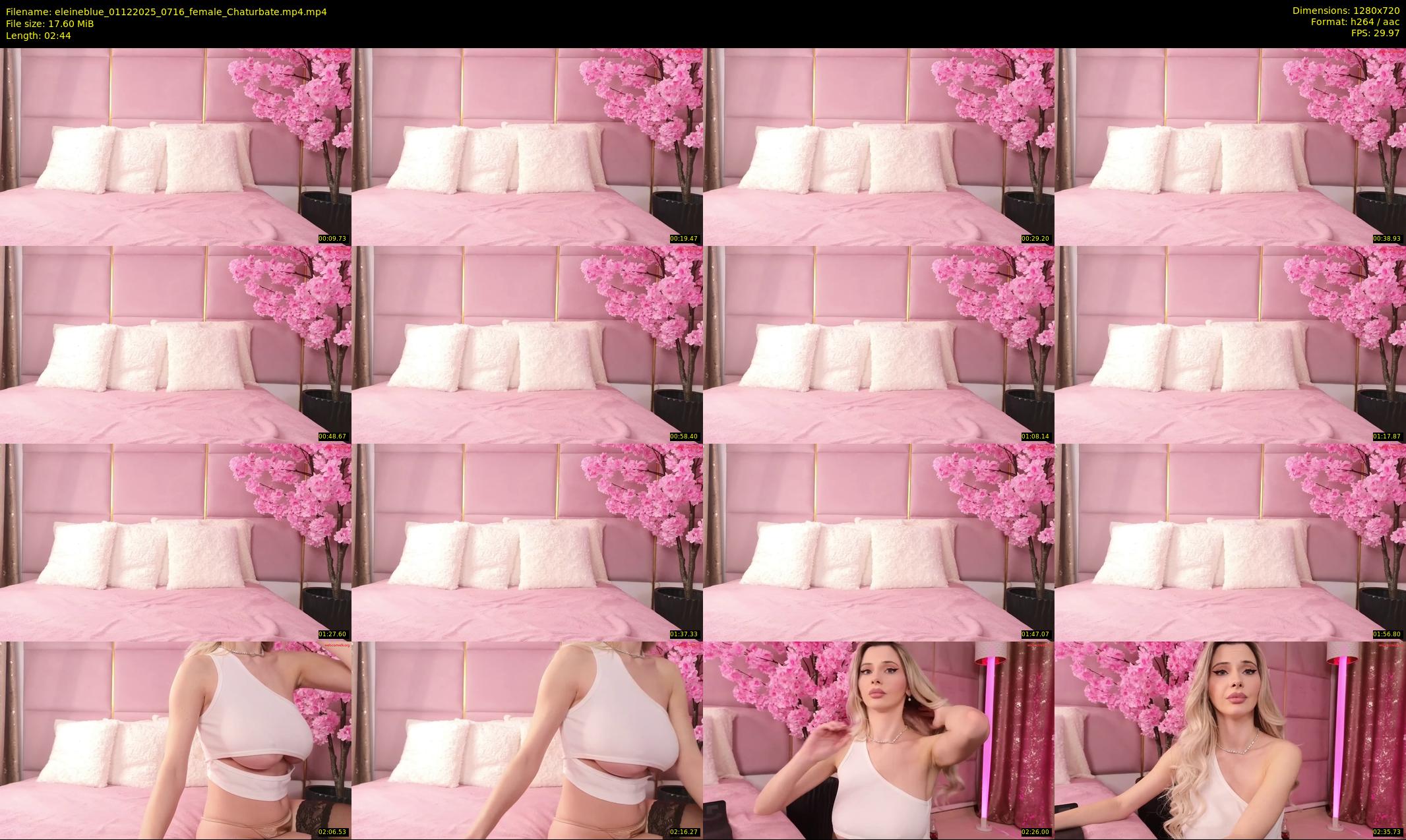 eleineblue — 3 minute Chaturbate female cam show recording, 720p, Dec 1, 2025