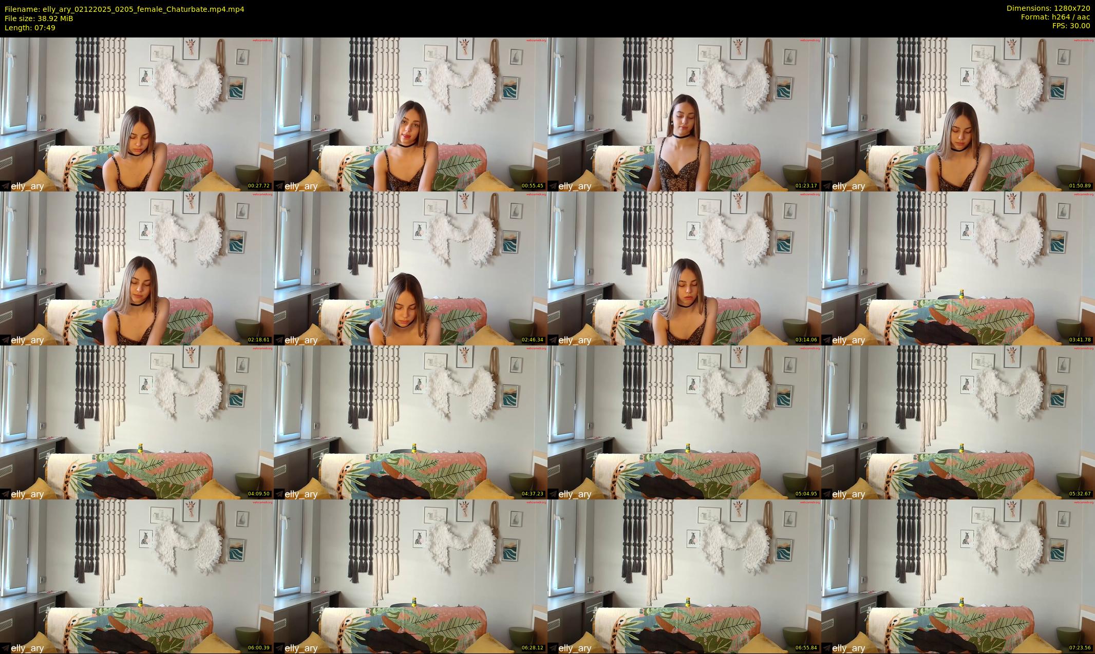 elly_ary — 8 minute Chaturbate female cam show recording, 720p, Dec 2, 2025