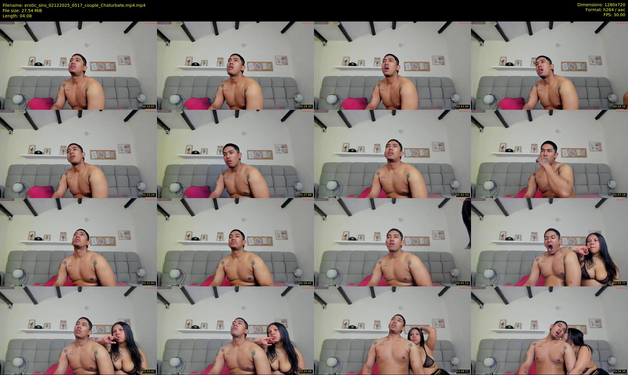 erotic_sins — 5 minute Chaturbate couple cam show recording, 720p, Dec 2, 2025