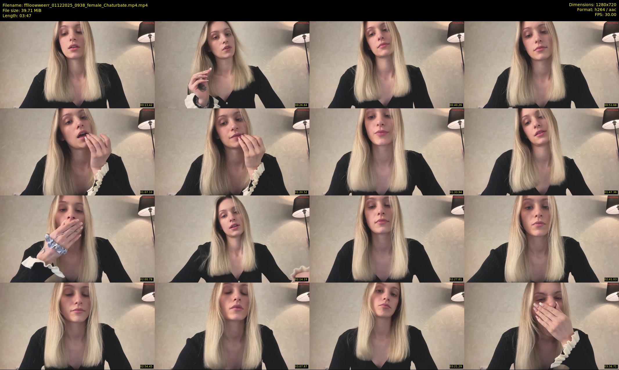 fflloowweerr — 4 minute Chaturbate couple cam show recording, 720p, Dec 1, 2025