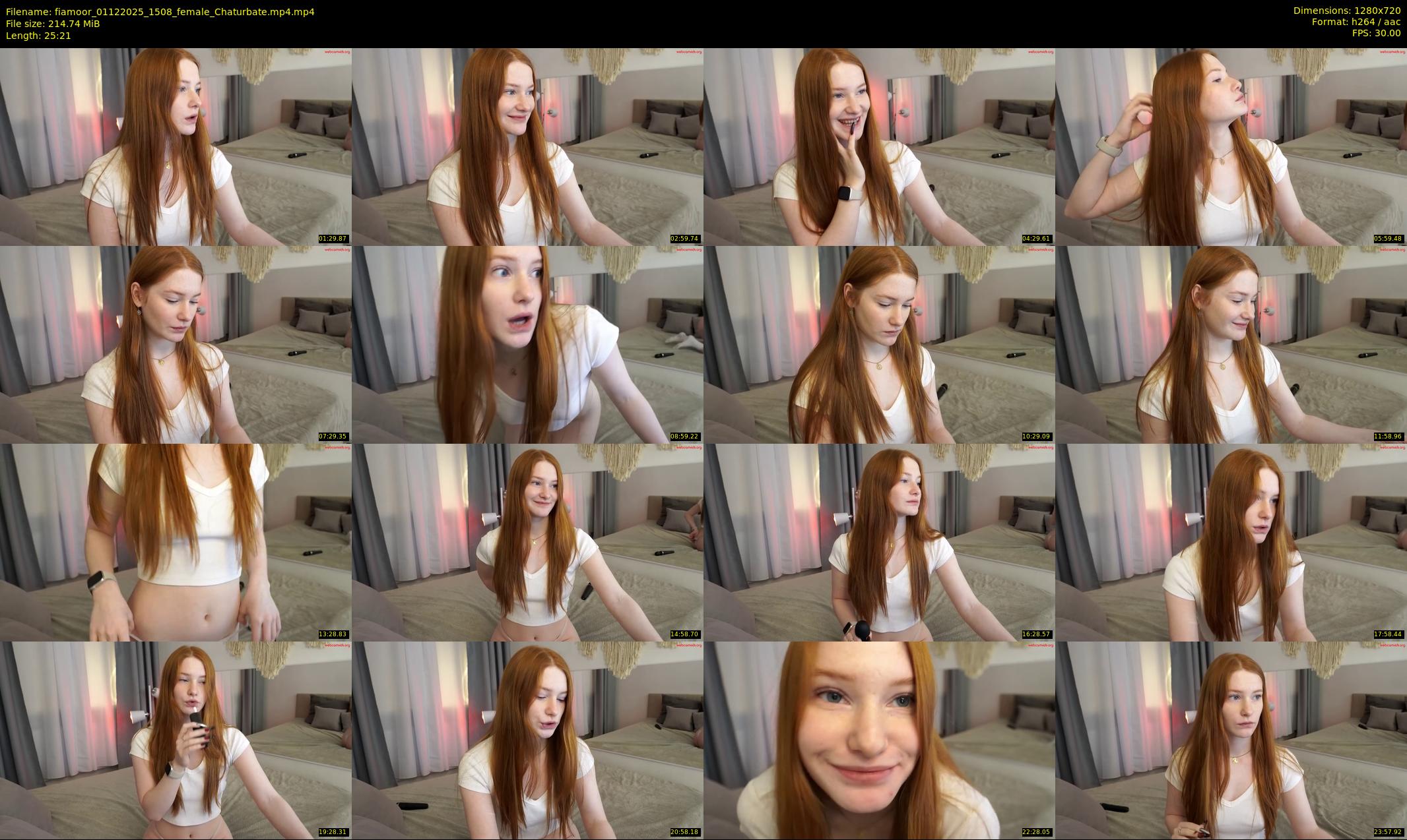 fiamoor — 26 minute Chaturbate female cam show recording, 720p, Dec 1, 2025
