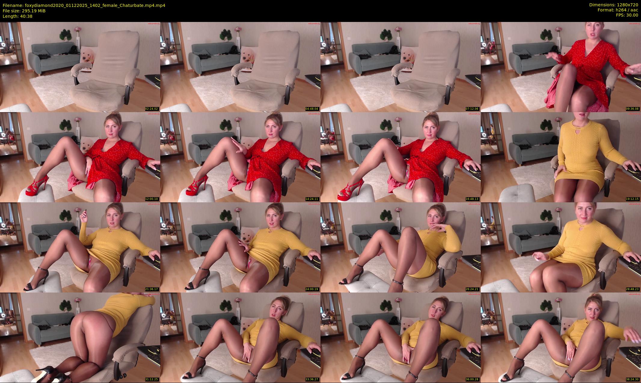 foxydiamond2020 — 41 minute Chaturbate female cam show recording, 720p, Dec 1, 2025