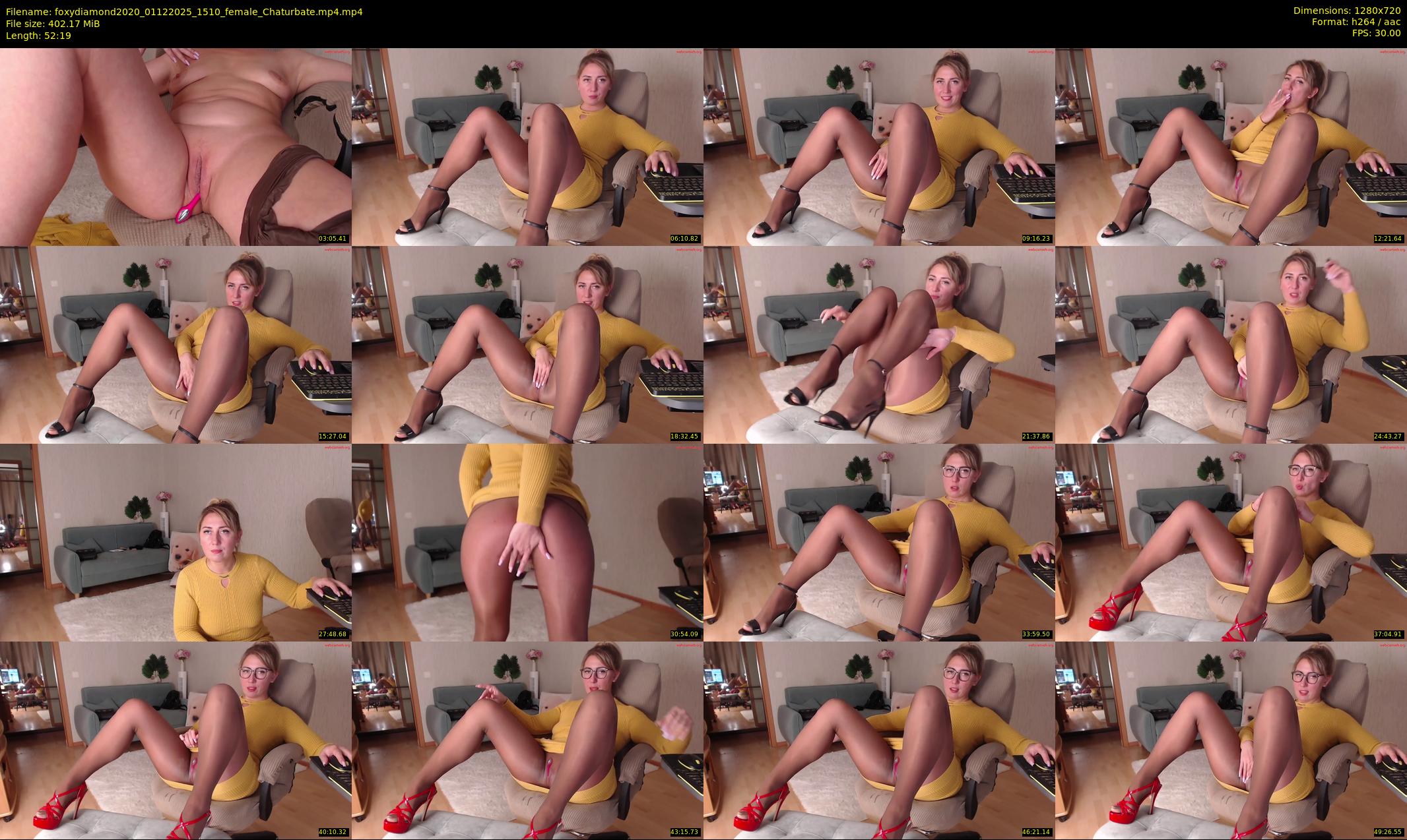 foxydiamond2020 — 53 minute Chaturbate female cam show recording, 720p, Dec 1, 2025