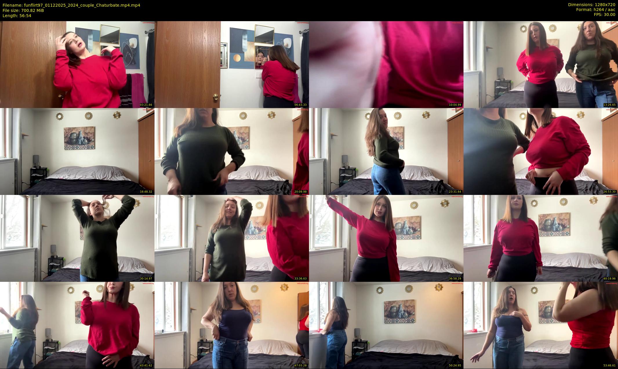 funflirt97 — 57 minute Chaturbate female cam show recording, 720p, Dec 1, 2025