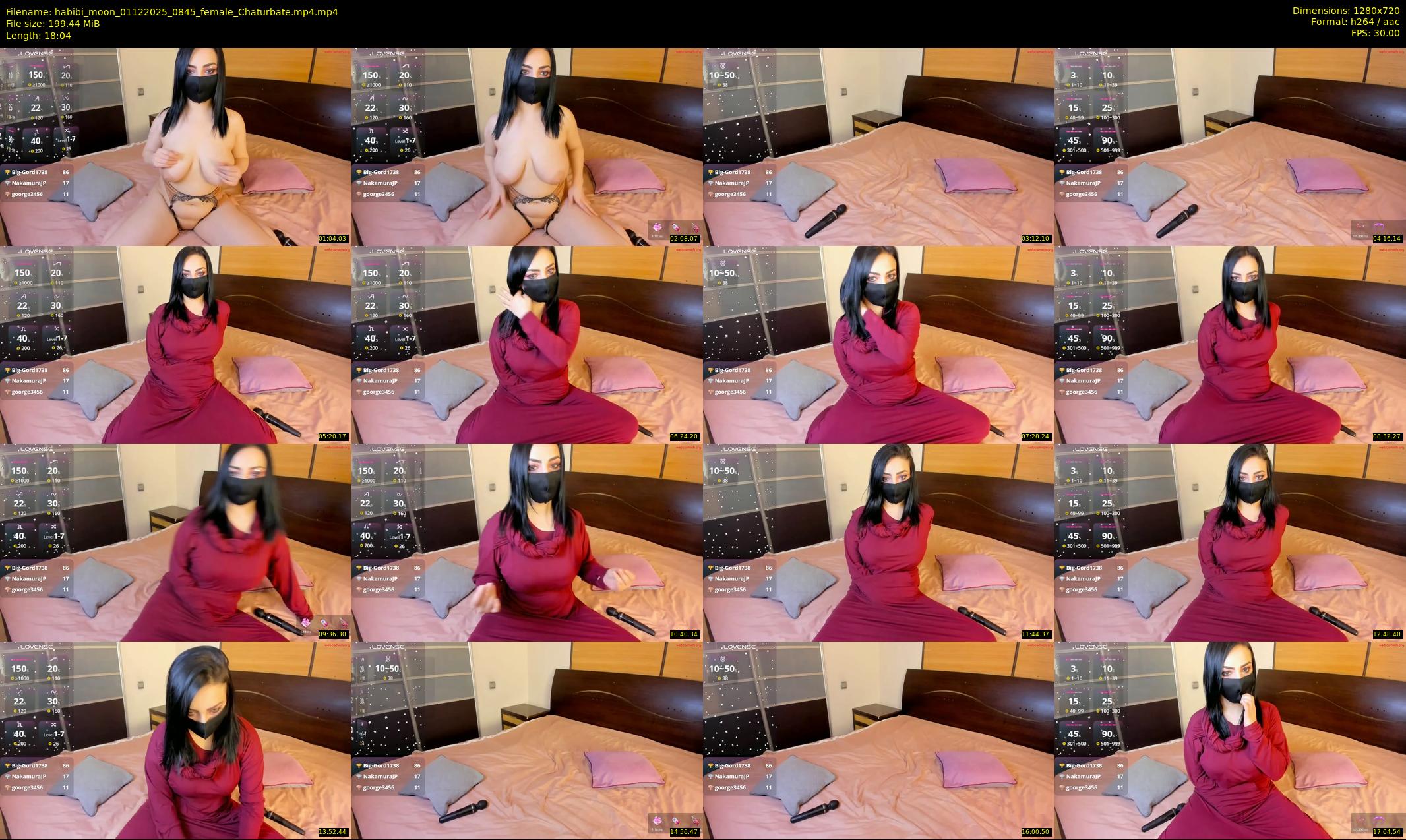 habibi_moon — 19 minute Chaturbate female cam show recording, 720p, Dec 1, 2025