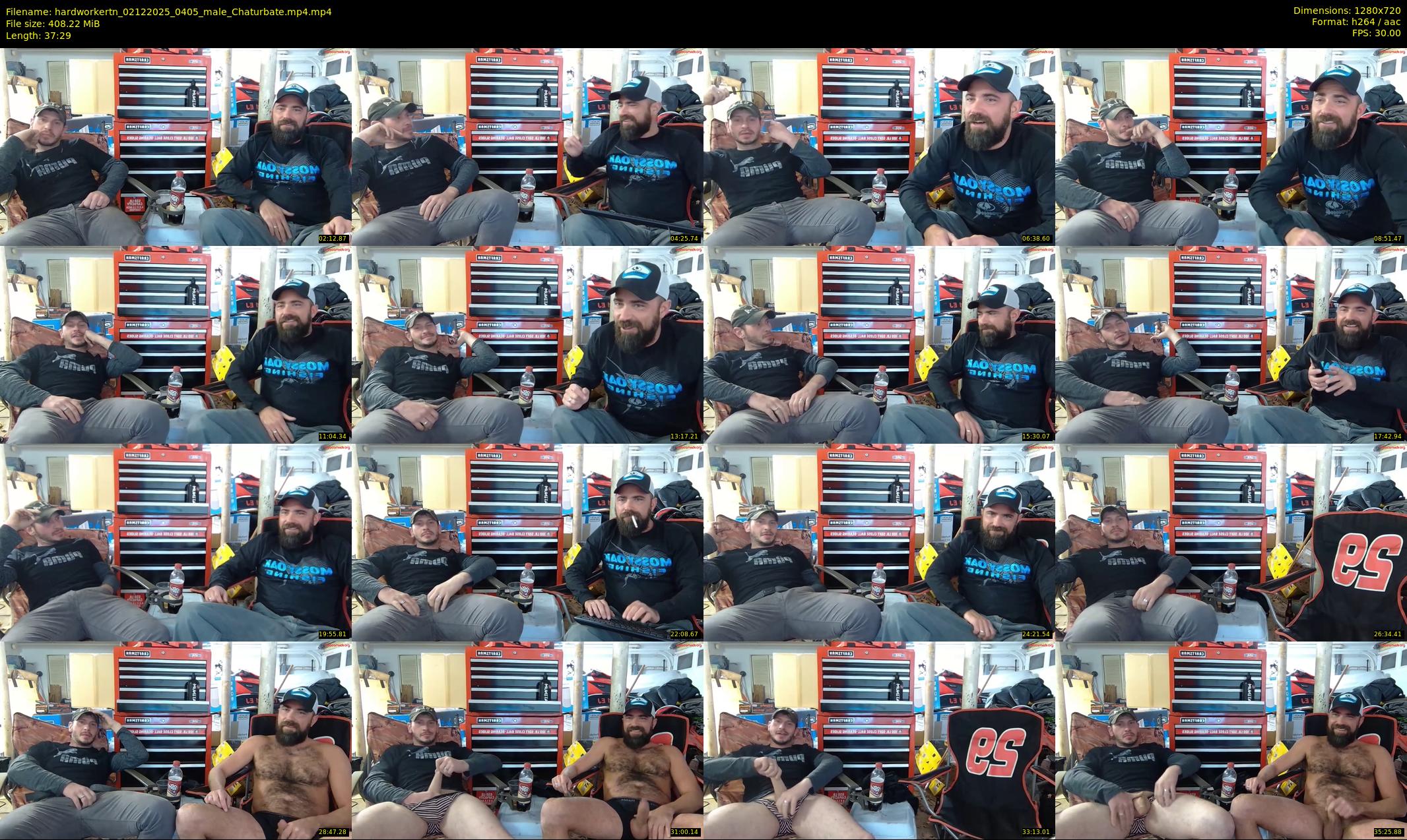 hardworkertn — 38 minute Chaturbate male cam show recording, 720p, Dec 2, 2025