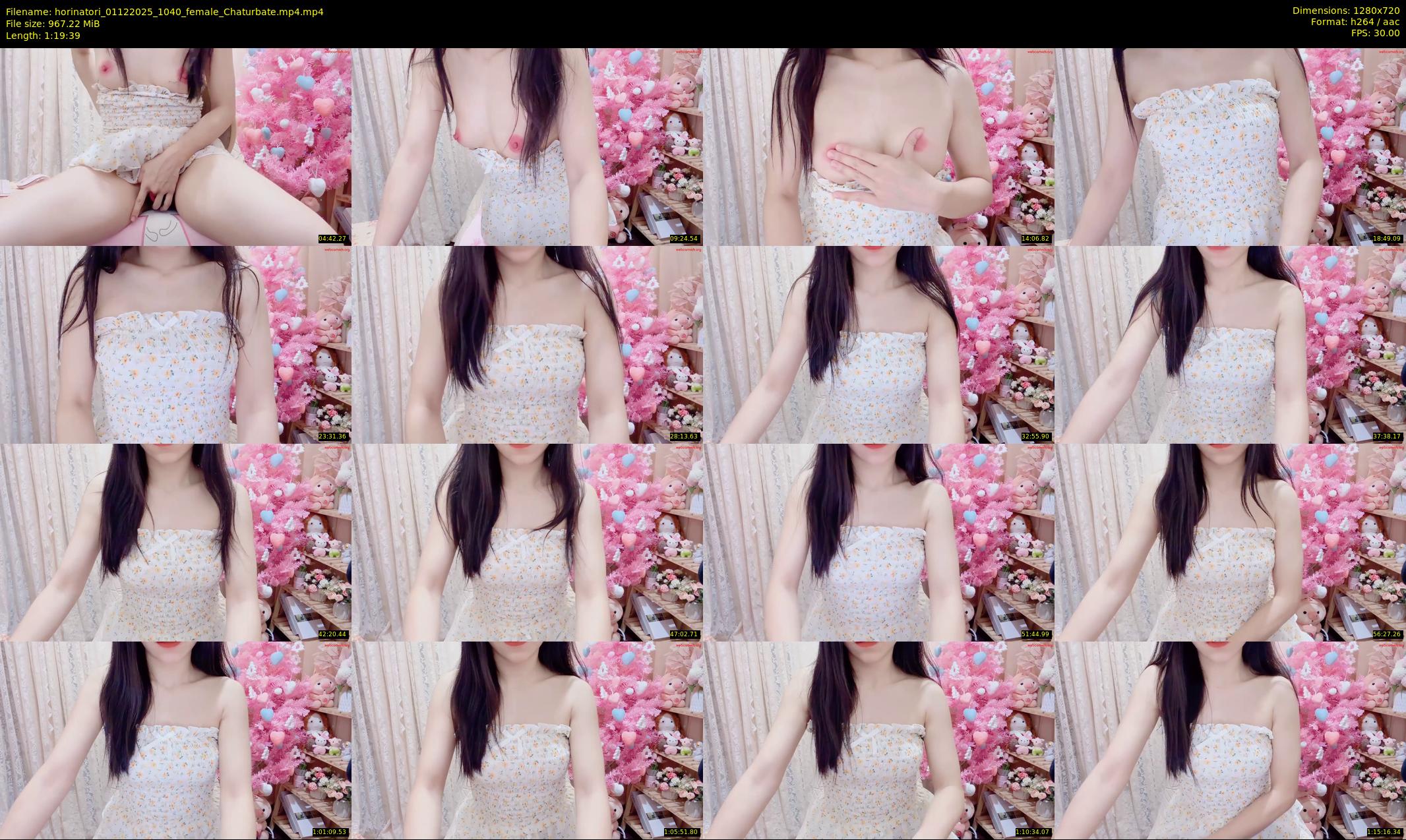 horinatori — 80 minute Chaturbate female cam show recording, 720p, Dec 1, 2025