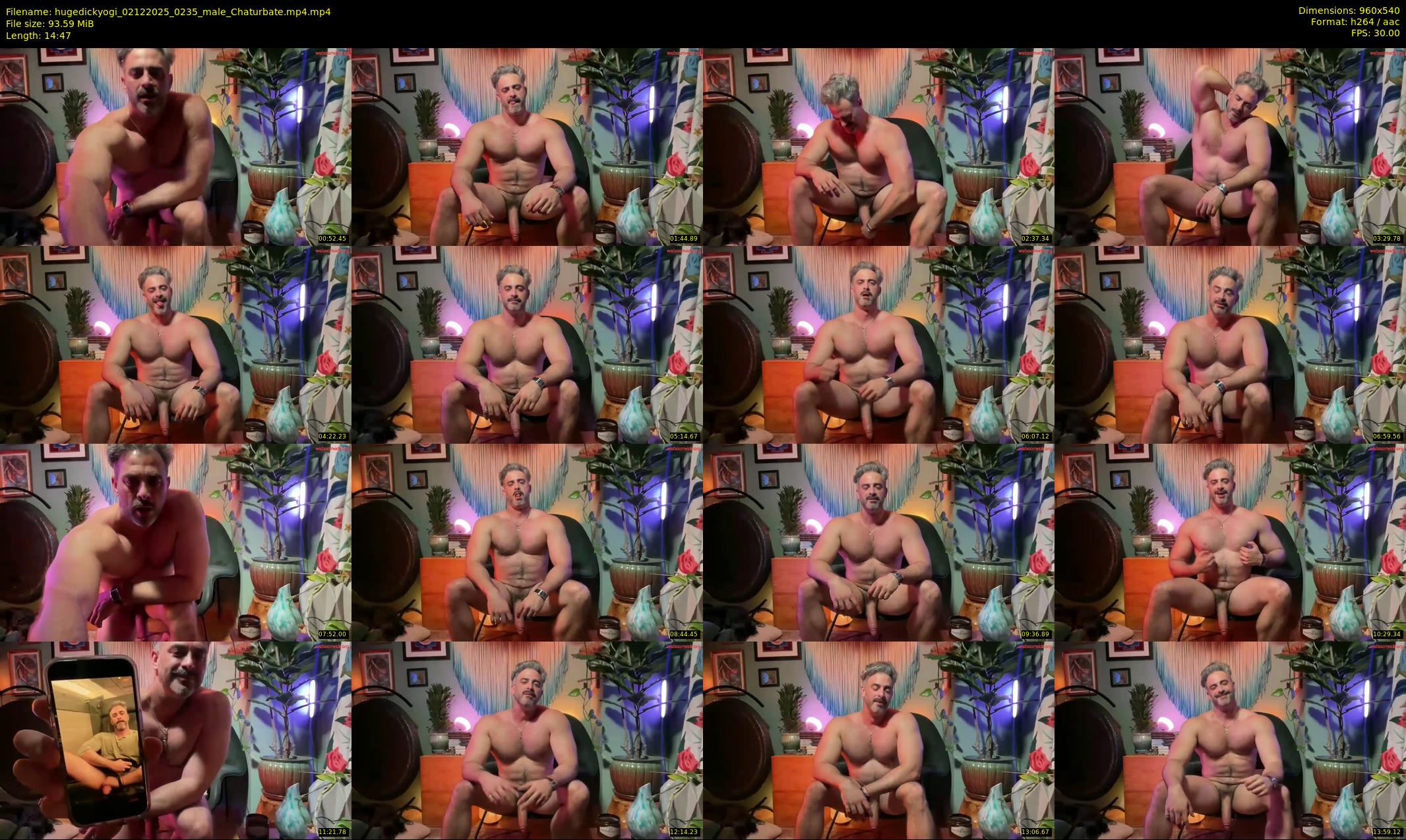 hugedickyogi — 15 minute Chaturbate male cam show recording, 480p, Dec 2, 2025