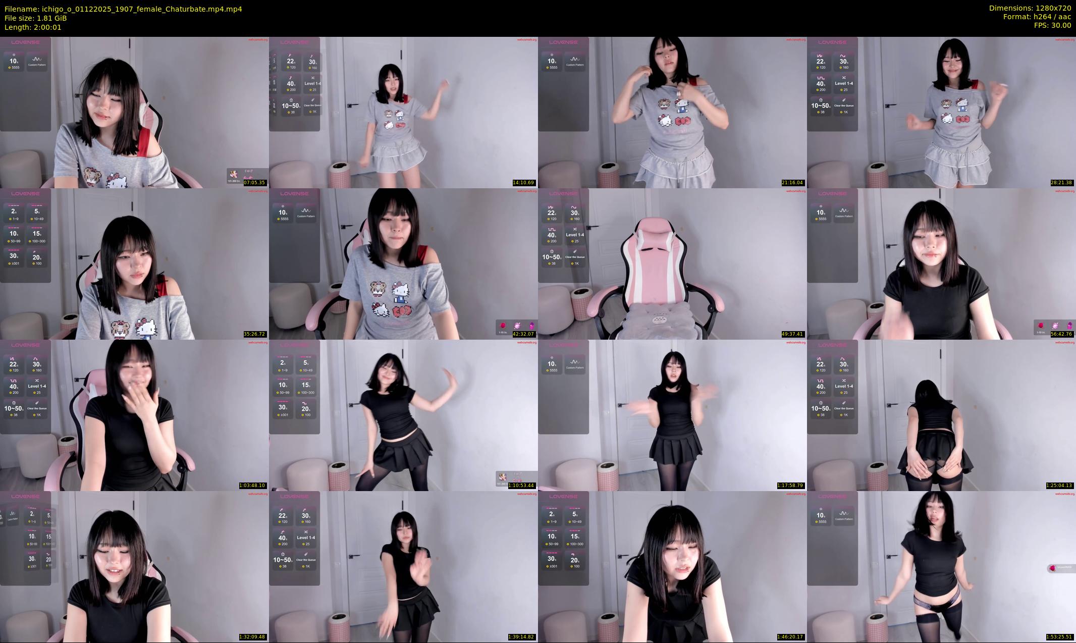 ichigo_o — 121 minute Chaturbate female cam show recording, 720p, Dec 1, 2025
