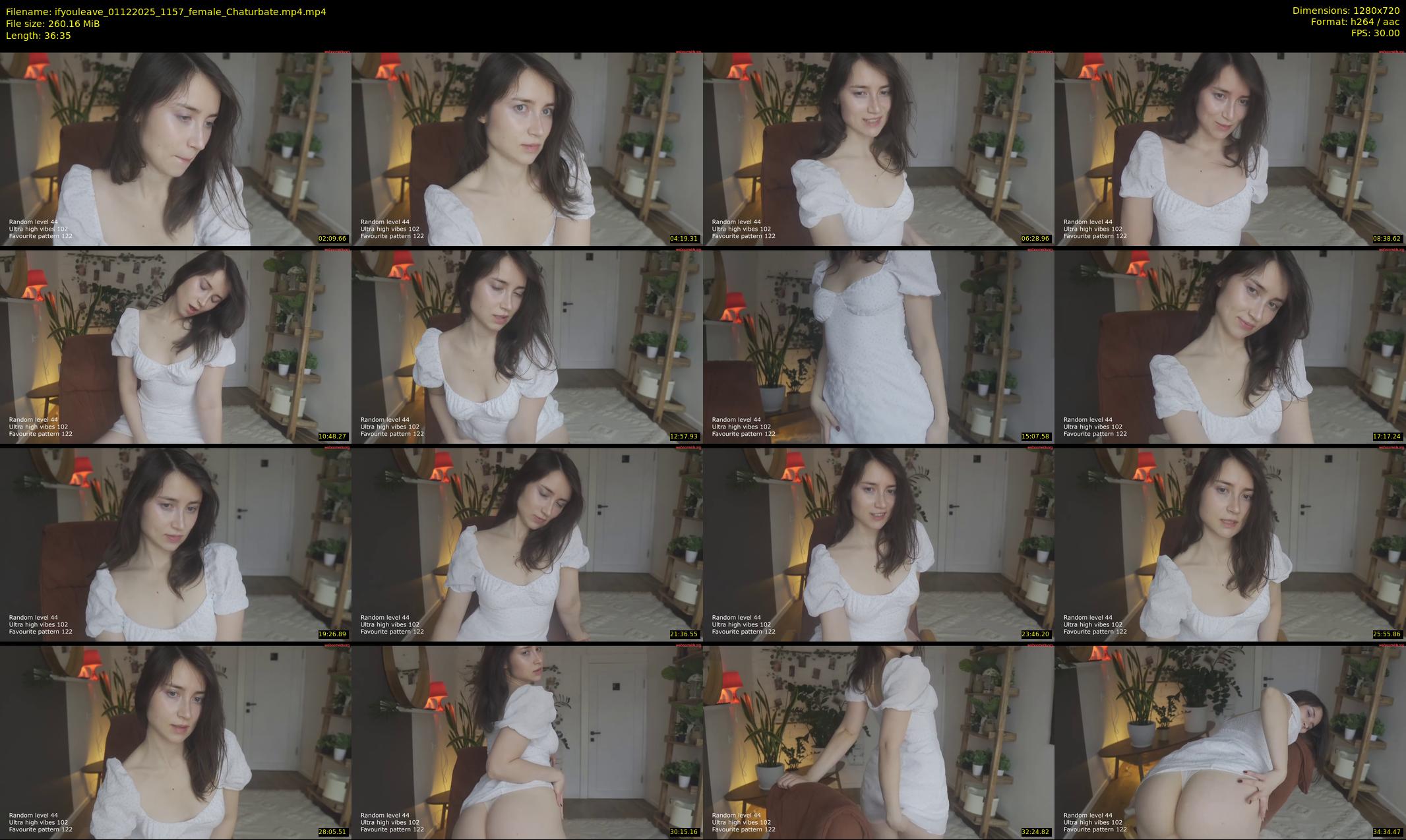 ifyouleave — 37 minute Chaturbate female cam show recording, 720p, Dec 1, 2025