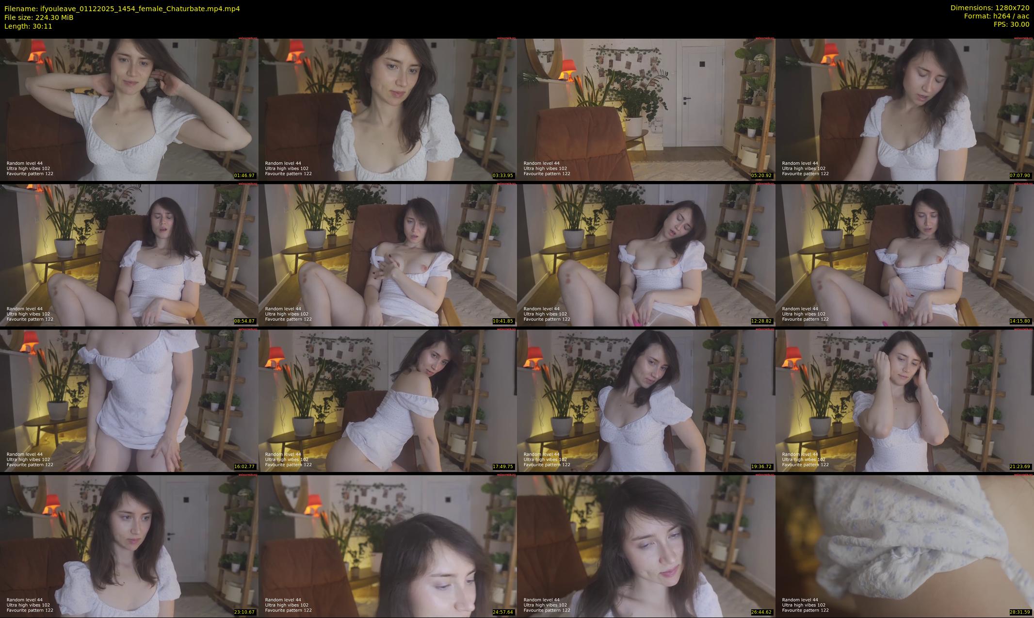 ifyouleave — 31 minute Chaturbate female cam show recording, 720p, Dec 1, 2025