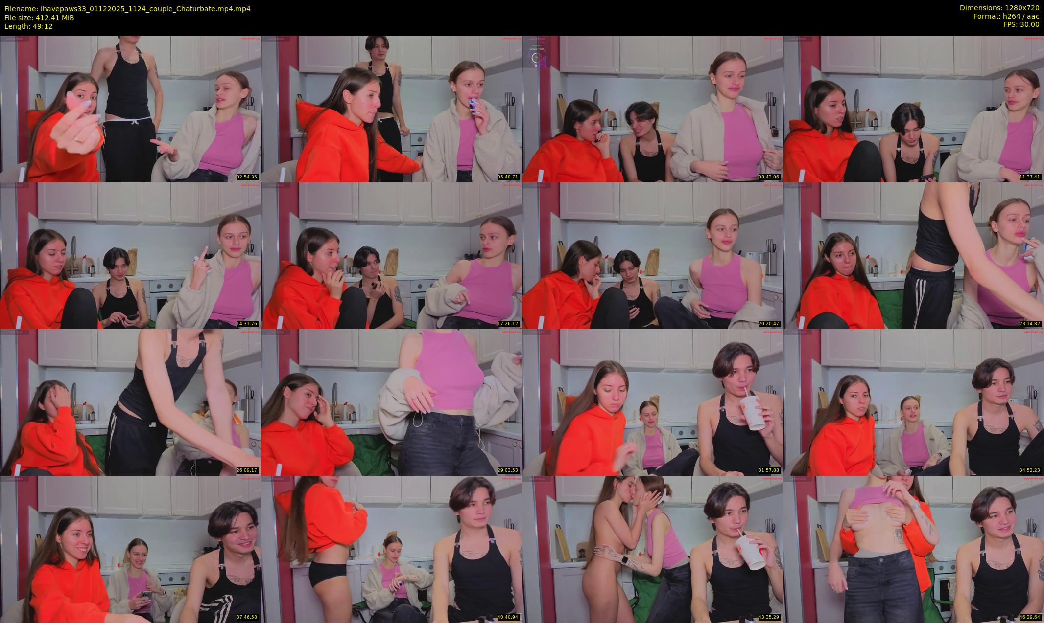 ihavepaws33 — 50 minute Chaturbate couple cam show recording, 720p, Dec 1, 2025