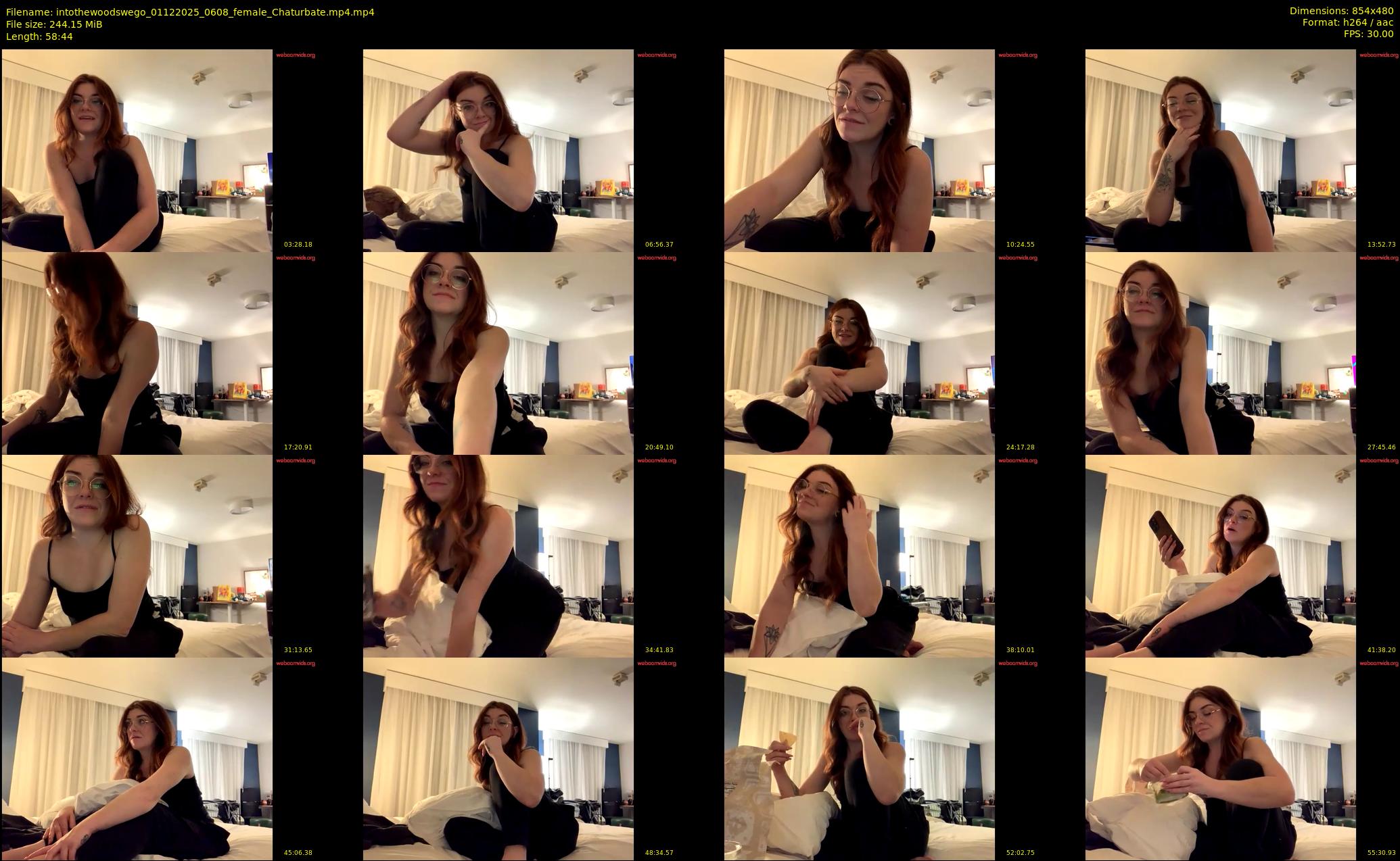intothewoodswego — 59 minute Chaturbate female cam show recording, 480p, Dec 1, 2025