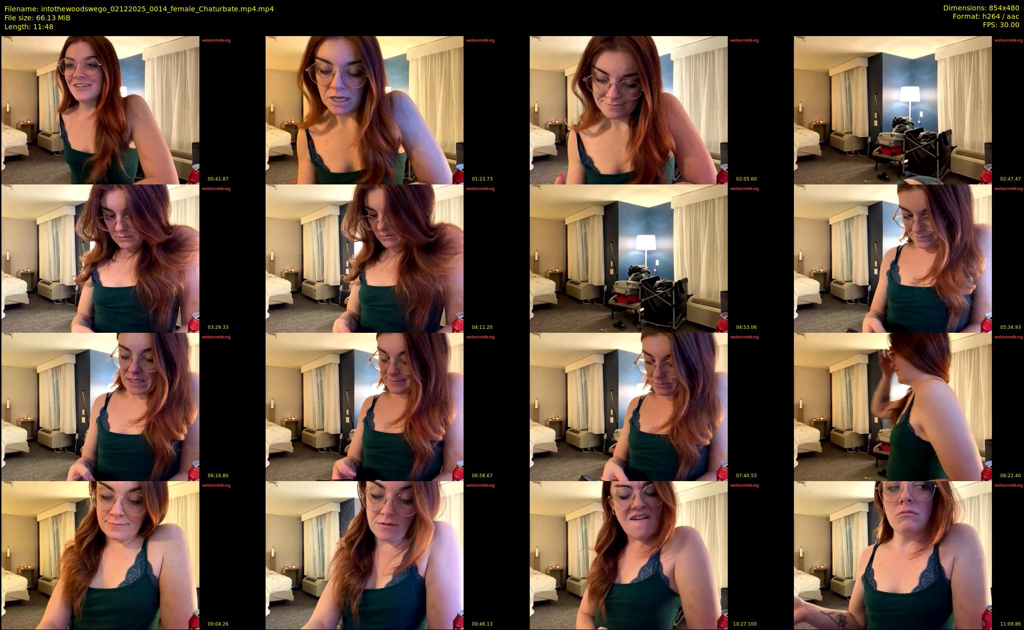 intothewoodswego — 12 minute Chaturbate female cam show recording, 480p, Dec 2, 2025