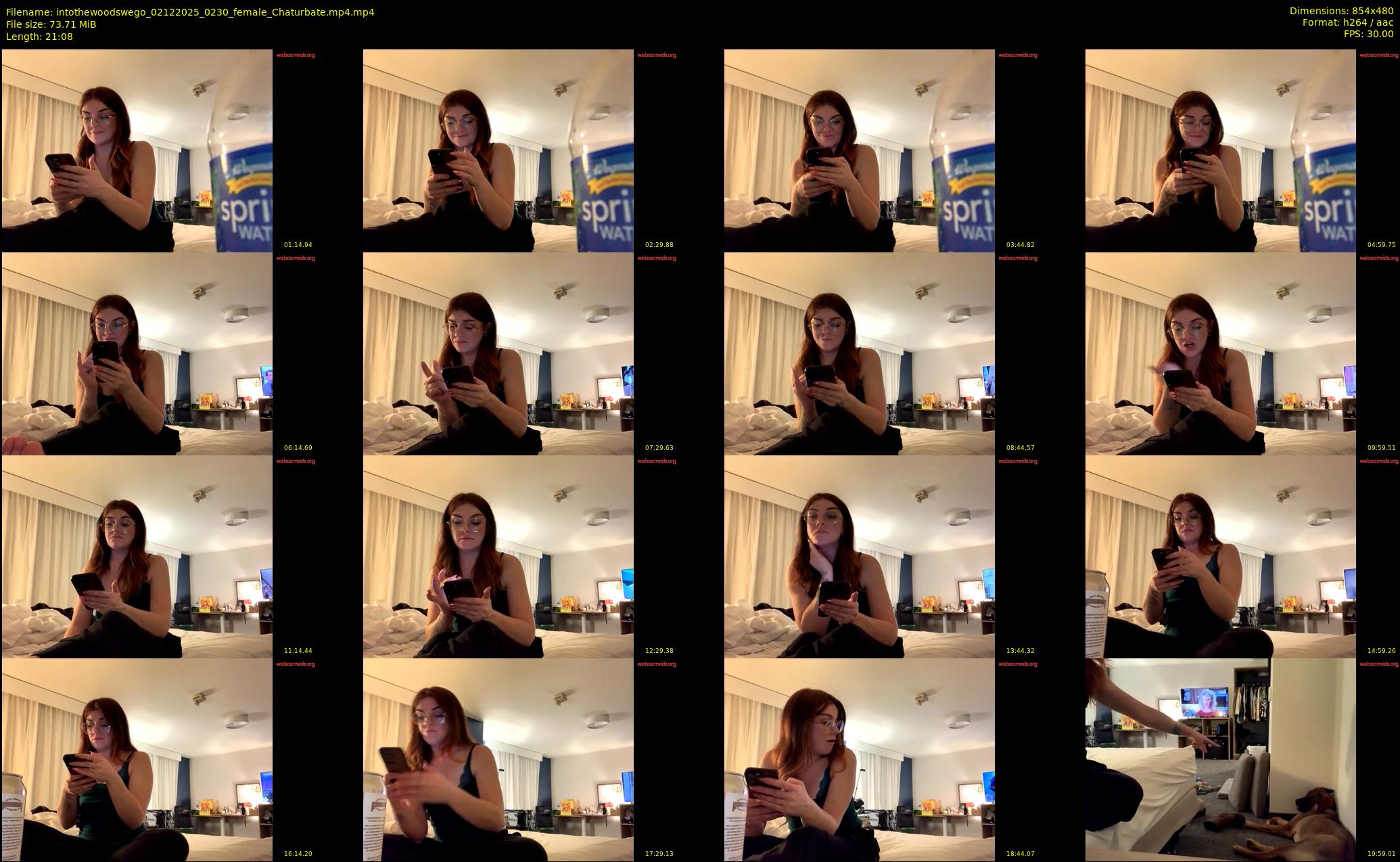 intothewoodswego — 22 minute Chaturbate female cam show recording, 480p, Dec 2, 2025