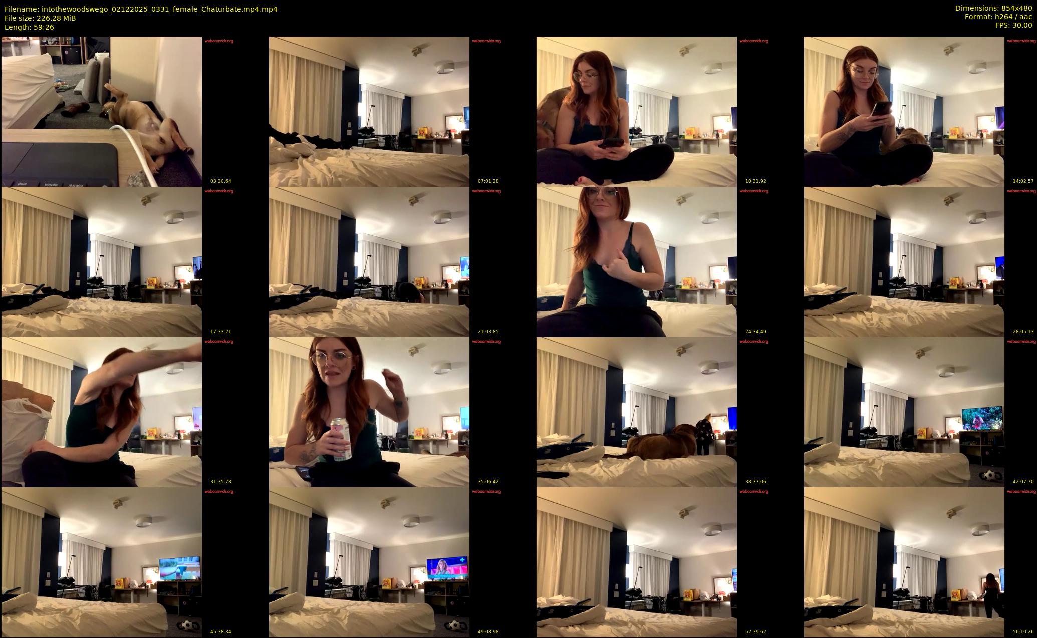 intothewoodswego — 60 minute Chaturbate female cam show recording, 480p, Dec 2, 2025