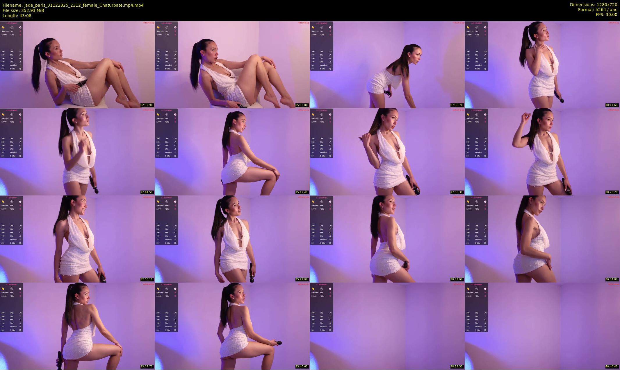 jade_paris — 44 minute Chaturbate female cam show recording, 720p, Dec 1, 2025