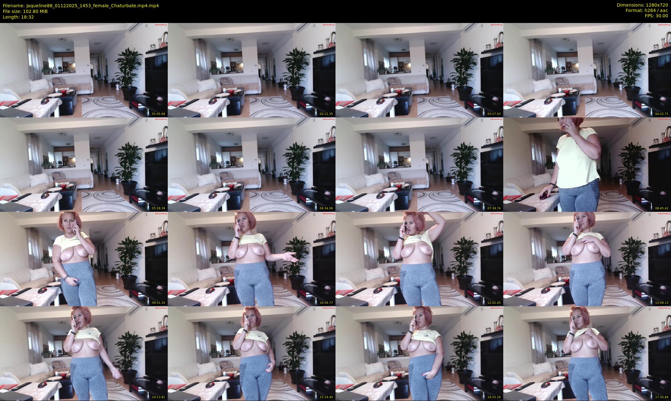 jaqueline88 — 19 minute Chaturbate female cam show recording, 720p, Dec 1, 2025