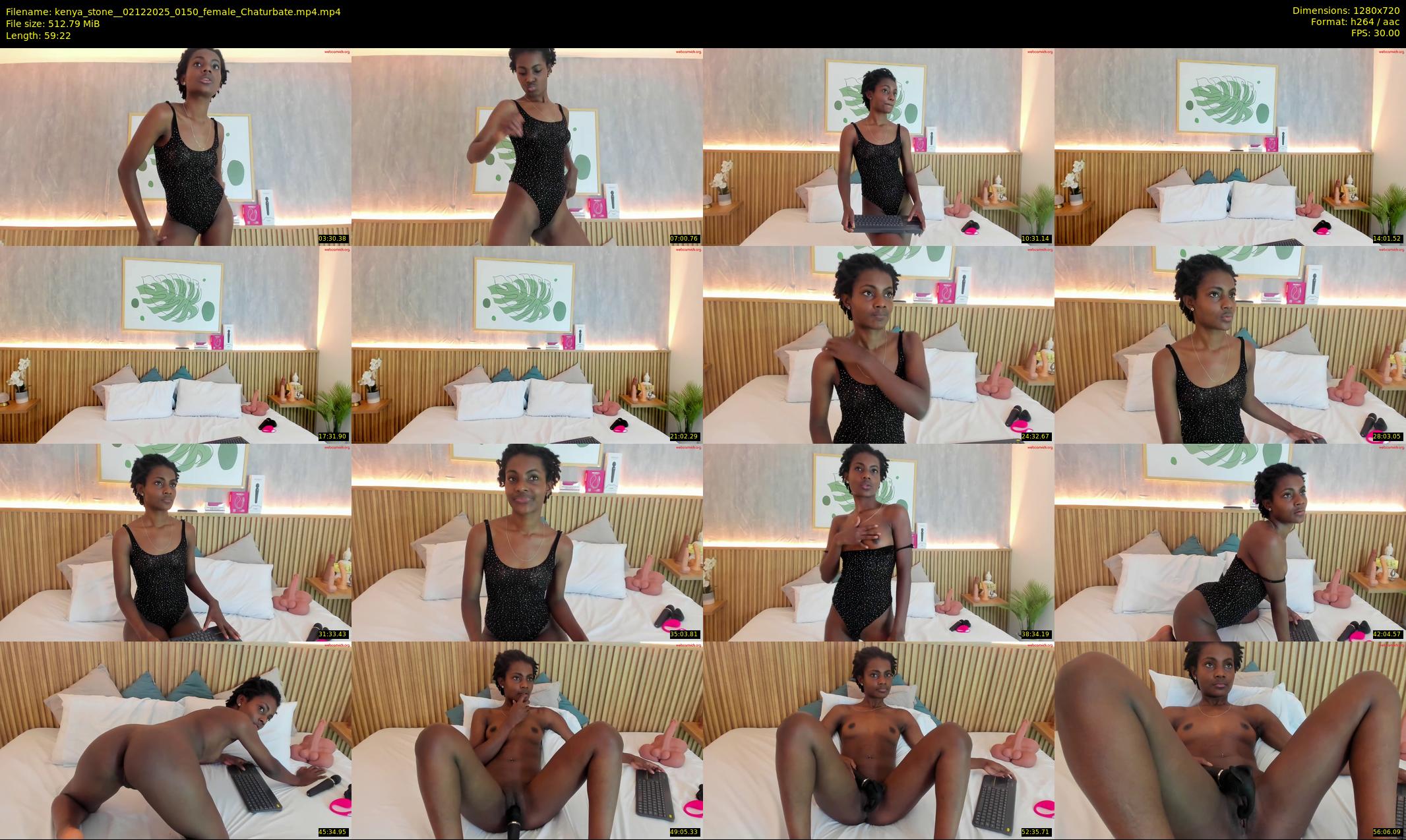 kenya_stone_ — 60 minute Chaturbate female cam show recording, 720p, Dec 2, 2025