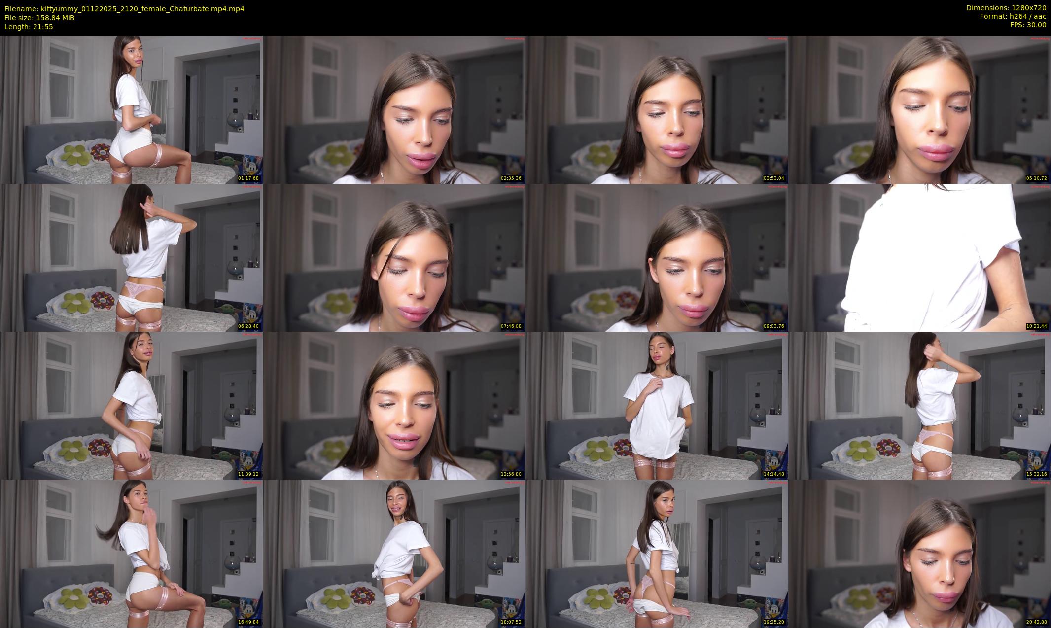 kittyummy — 22 minute Chaturbate female cam show recording, 720p, Dec 1, 2025