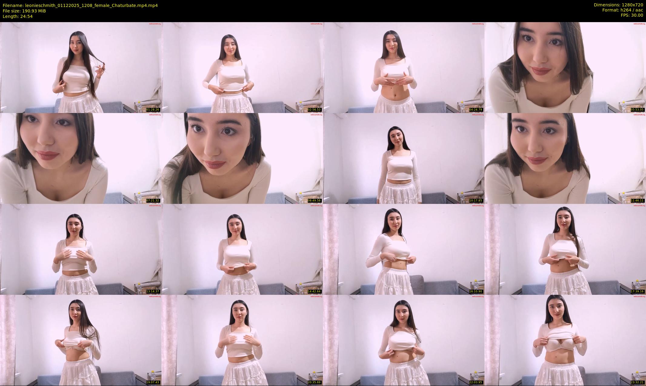 leonieschmith — 25 minute Chaturbate female cam show recording, 720p, Dec 1, 2025