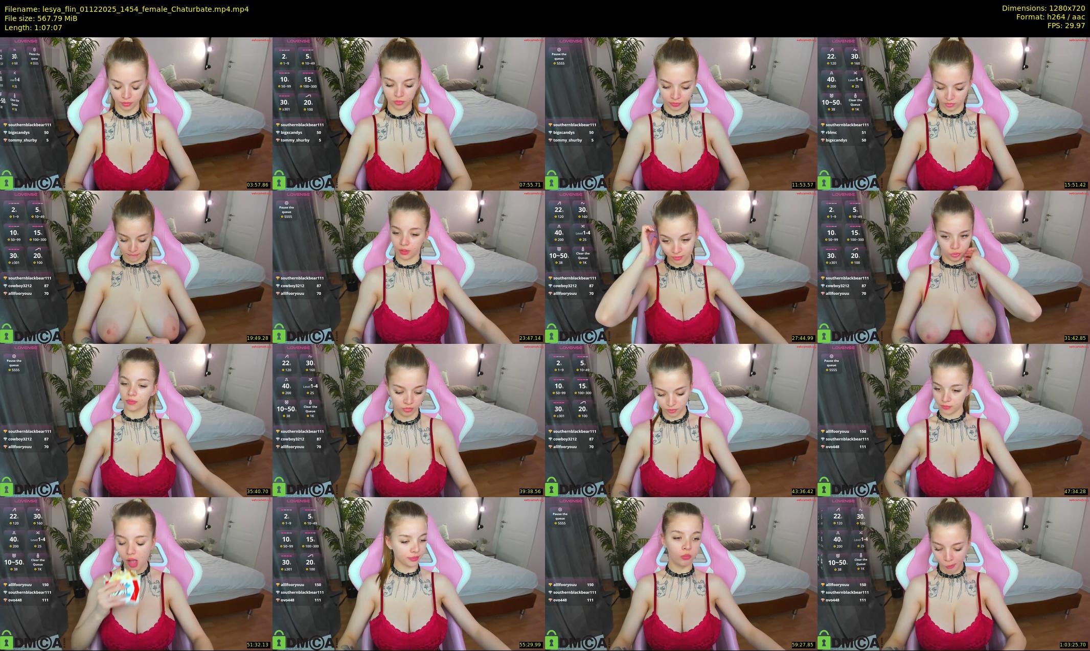 lesya_flin — 68 minute Chaturbate female cam show recording, 720p, Dec 1, 2025
