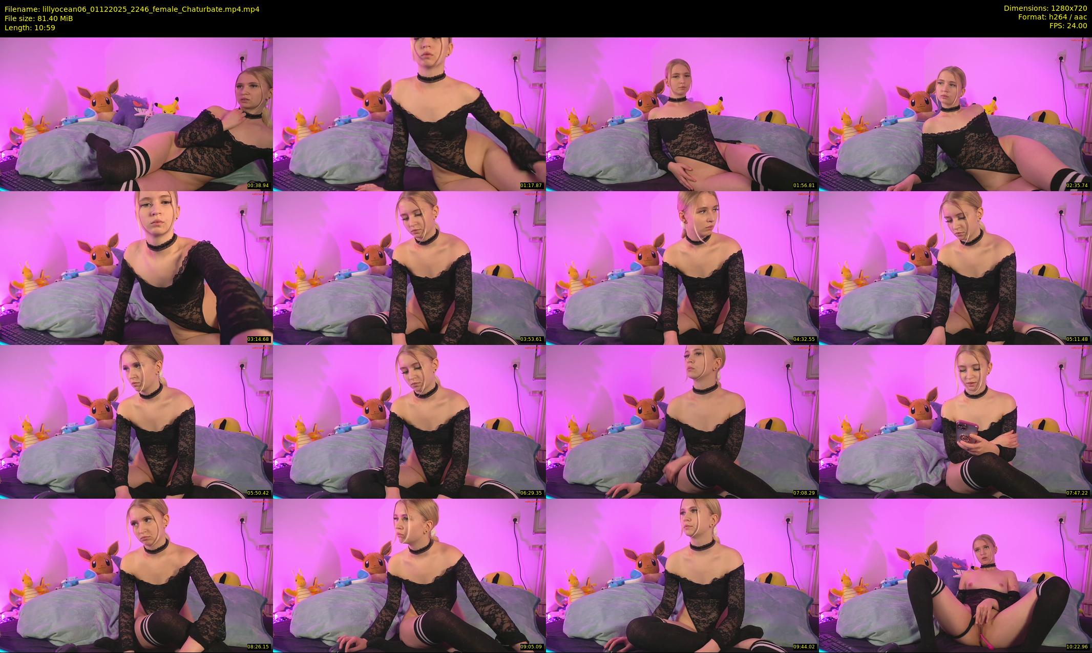 lillyocean06 — 11 minute Chaturbate female cam show recording, 720p, Dec 1, 2025