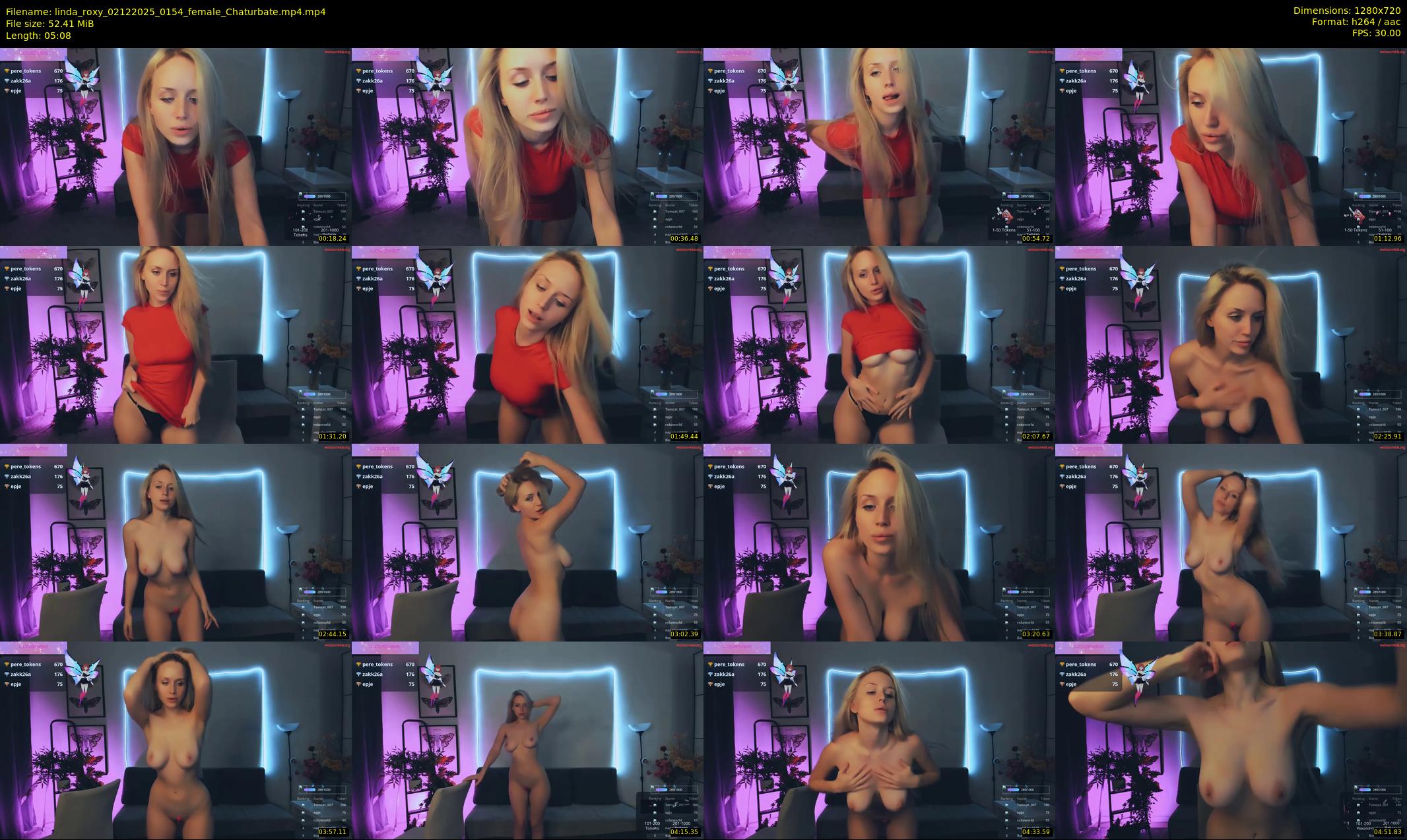 linda_roxy — 6 minute Chaturbate female cam show recording, 720p, Dec 2, 2025