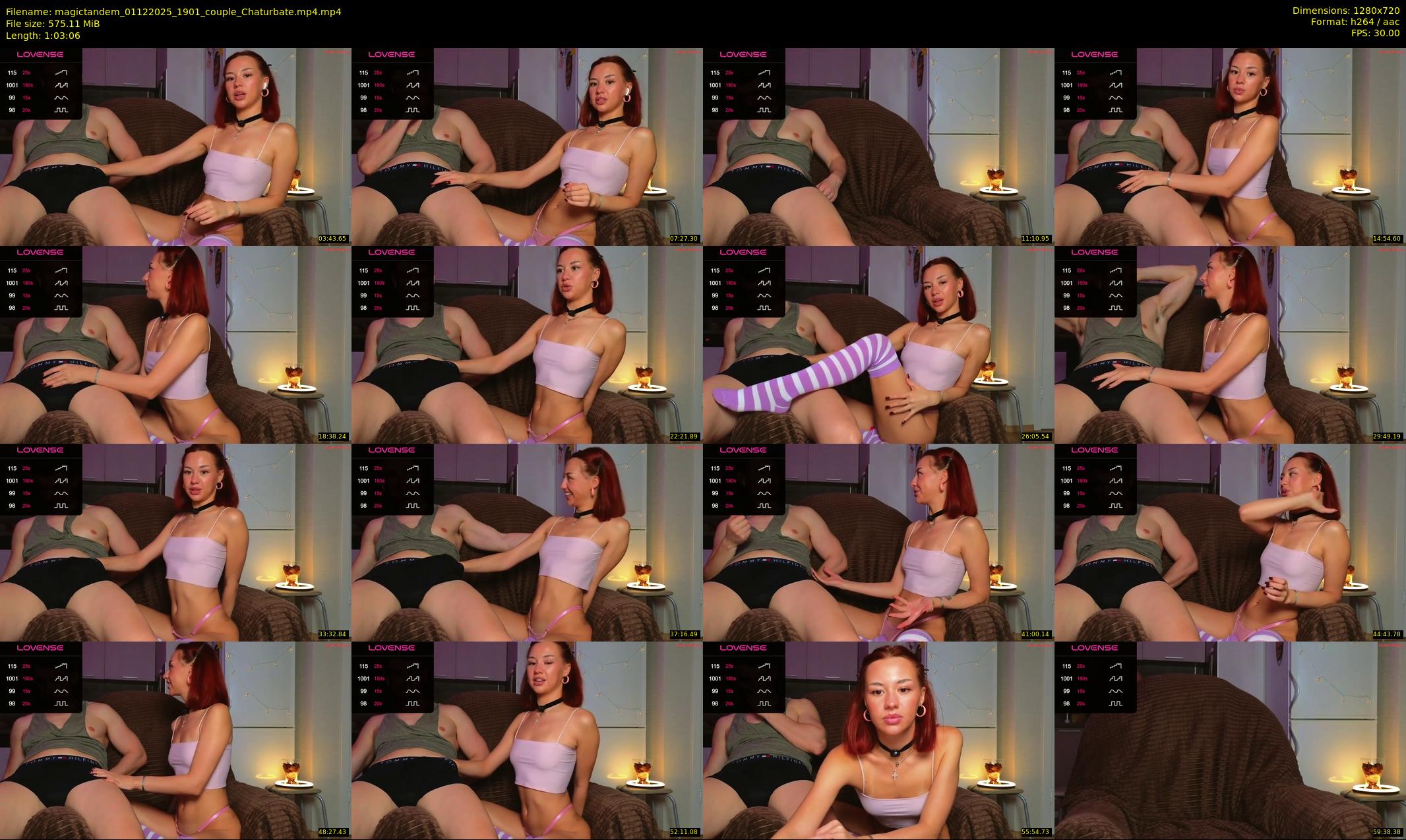 magictandem — 64 minute Chaturbate couple cam show recording, 720p, Dec 1, 2025