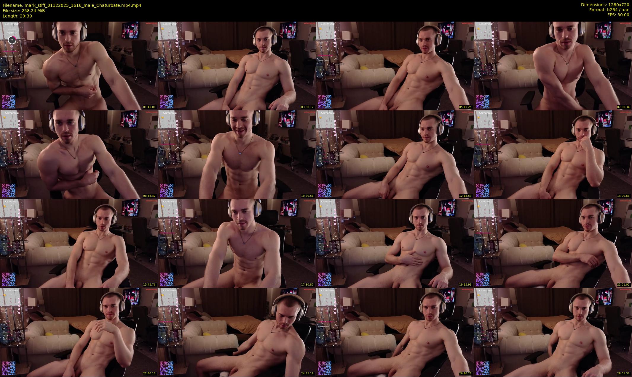 mark_stiff — 30 minute Chaturbate male cam show recording, 720p, Dec 1, 2025