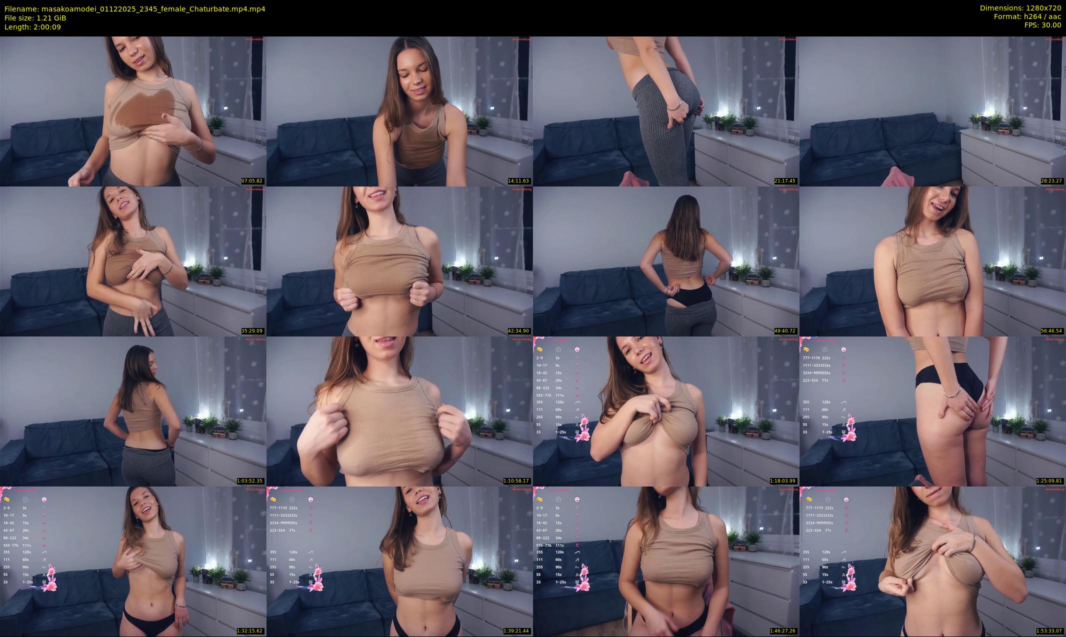 masakoamodei — 121 minute Chaturbate female cam show recording, 720p, Dec 1, 2025