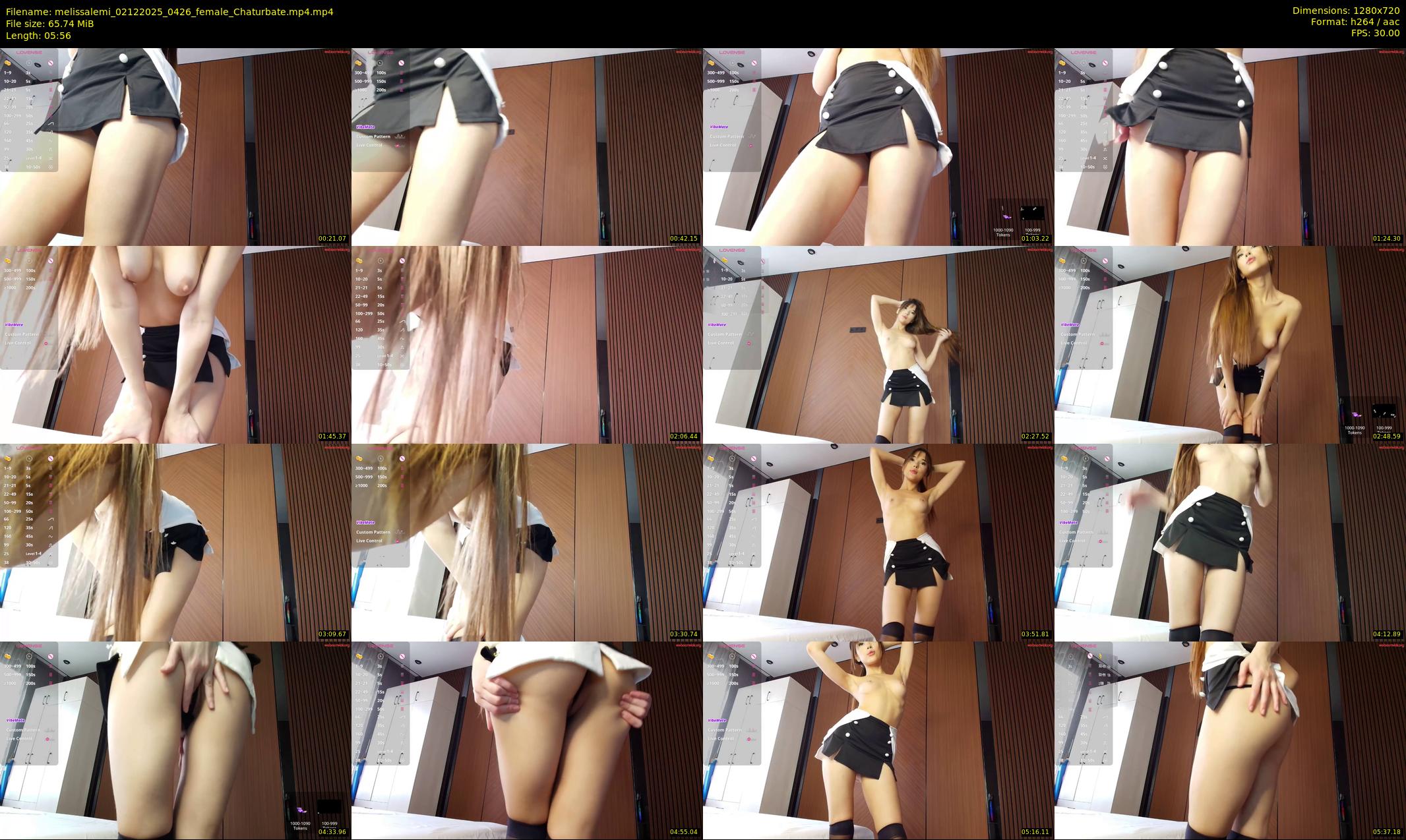 melissalemi — 6 minute Chaturbate female cam show recording, 720p, Dec 2, 2025