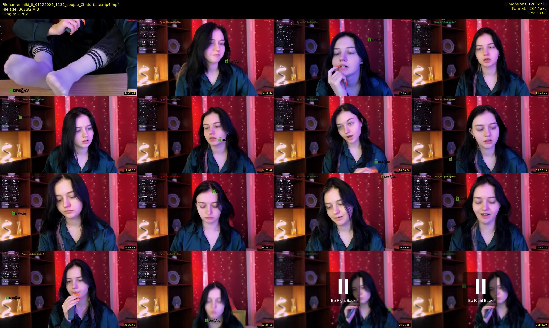 miki_ti — 42 minute Chaturbate female cam show recording, 720p, Dec 1, 2025