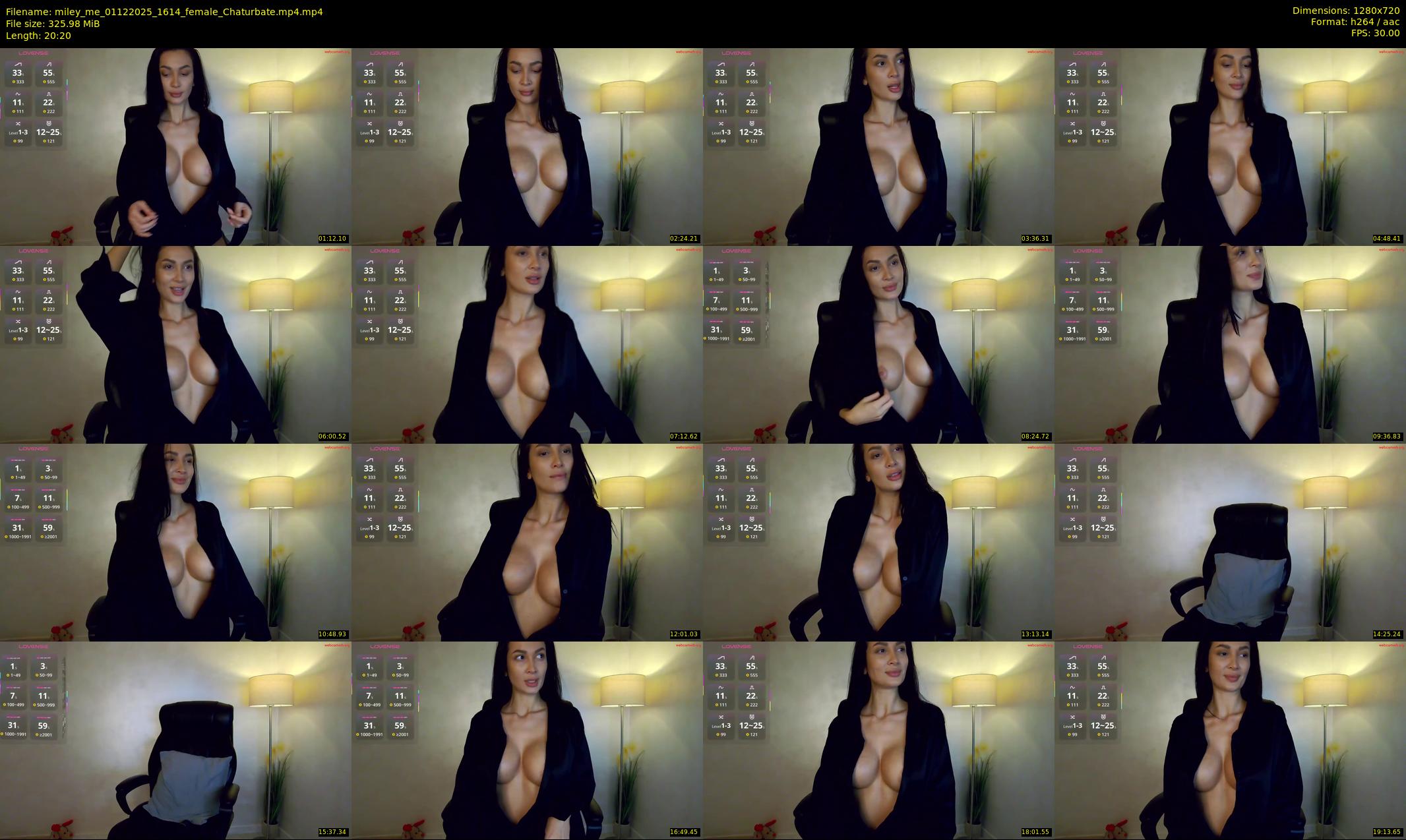 miley_me — 21 minute Chaturbate female cam show recording, 720p, Dec 1, 2025