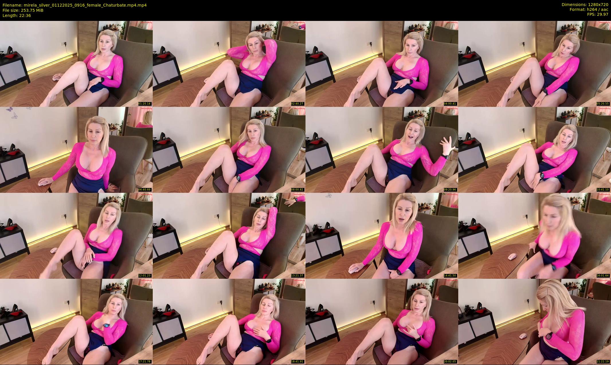 mirela_silver — 23 minute Chaturbate female cam show recording, 720p, Dec 1, 2025