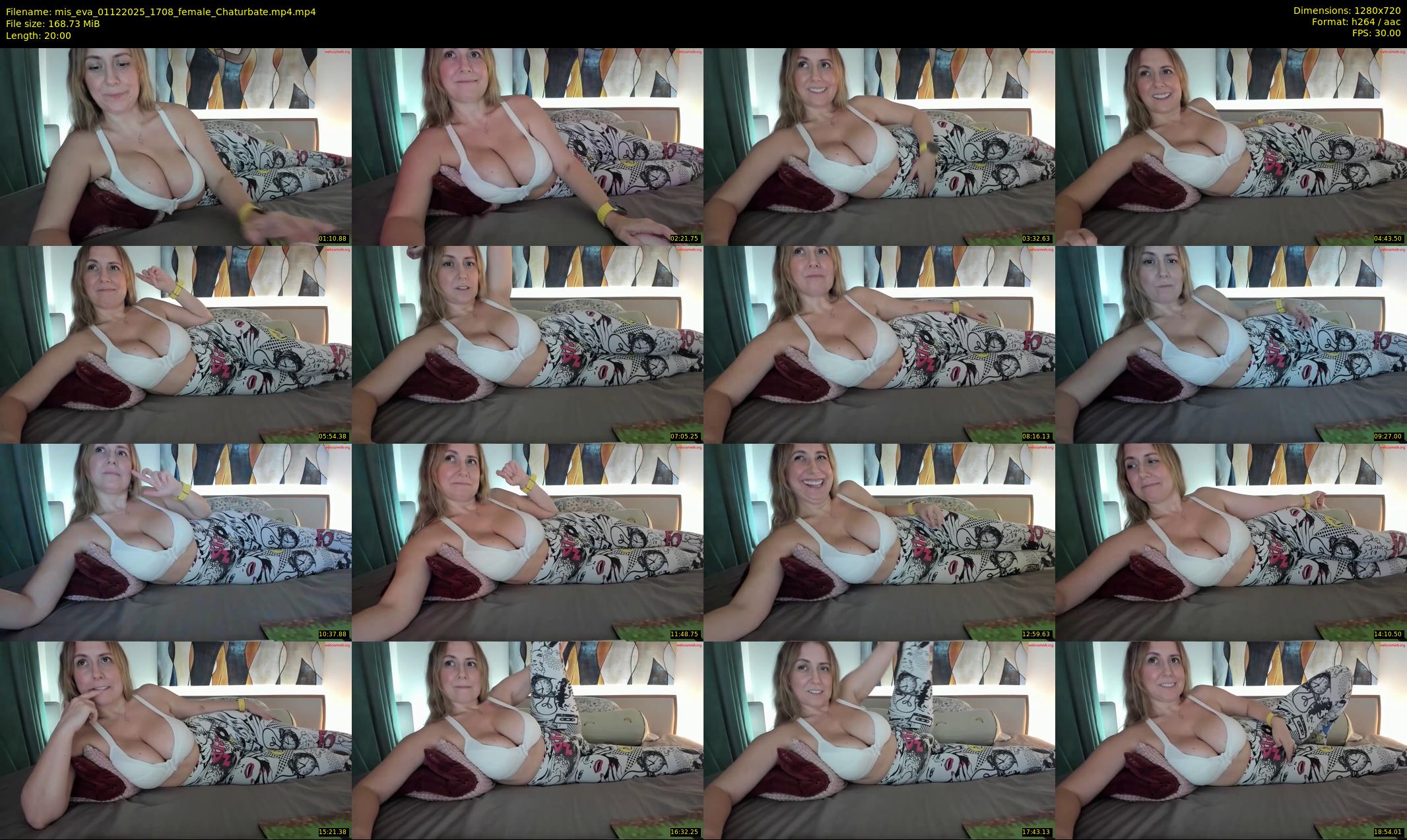 mis_eva — 20 minute Chaturbate female cam show recording, 720p, Dec 1, 2025