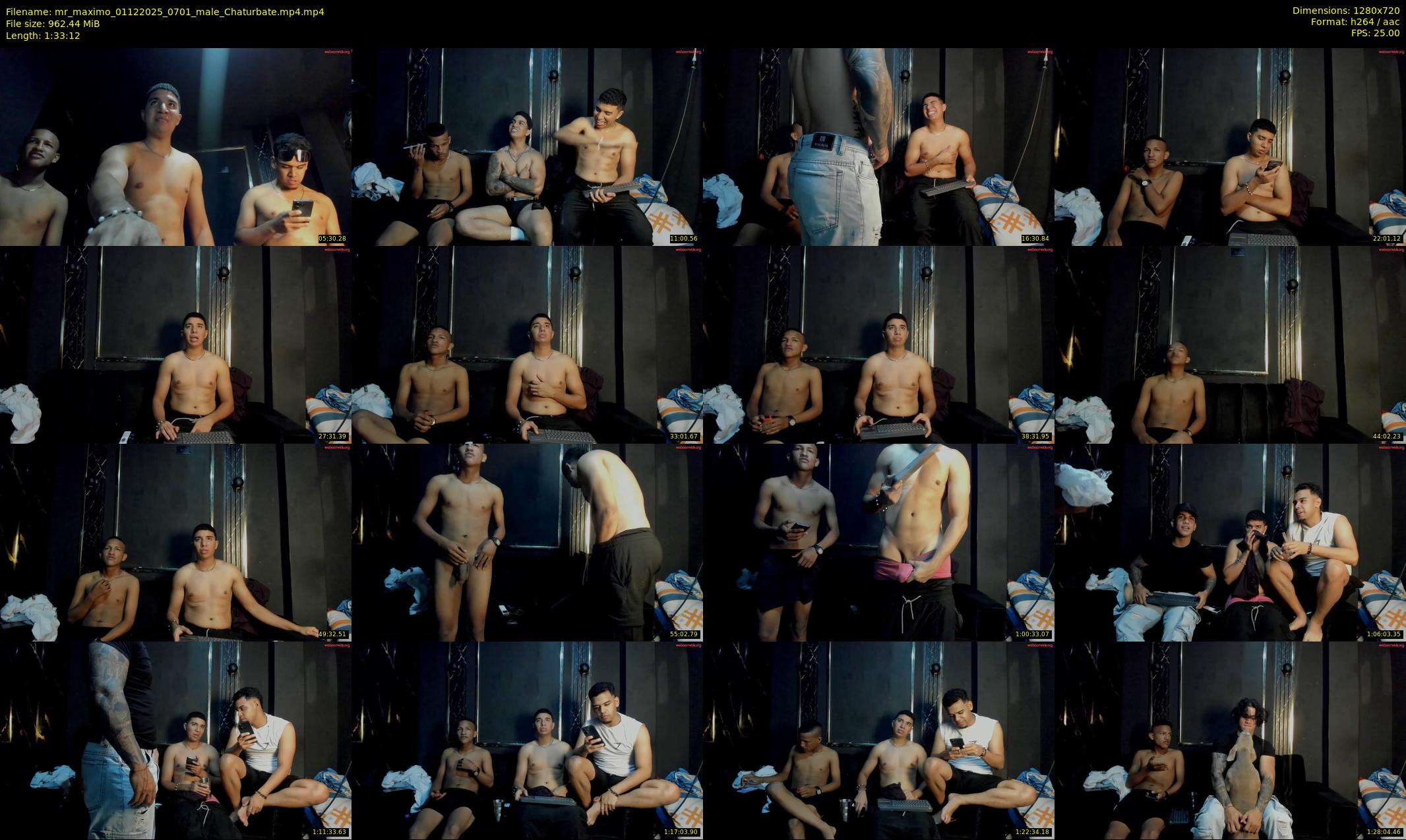 mr_maximo — 94 minute Chaturbate male cam show recording, 720p, Dec 1, 2025