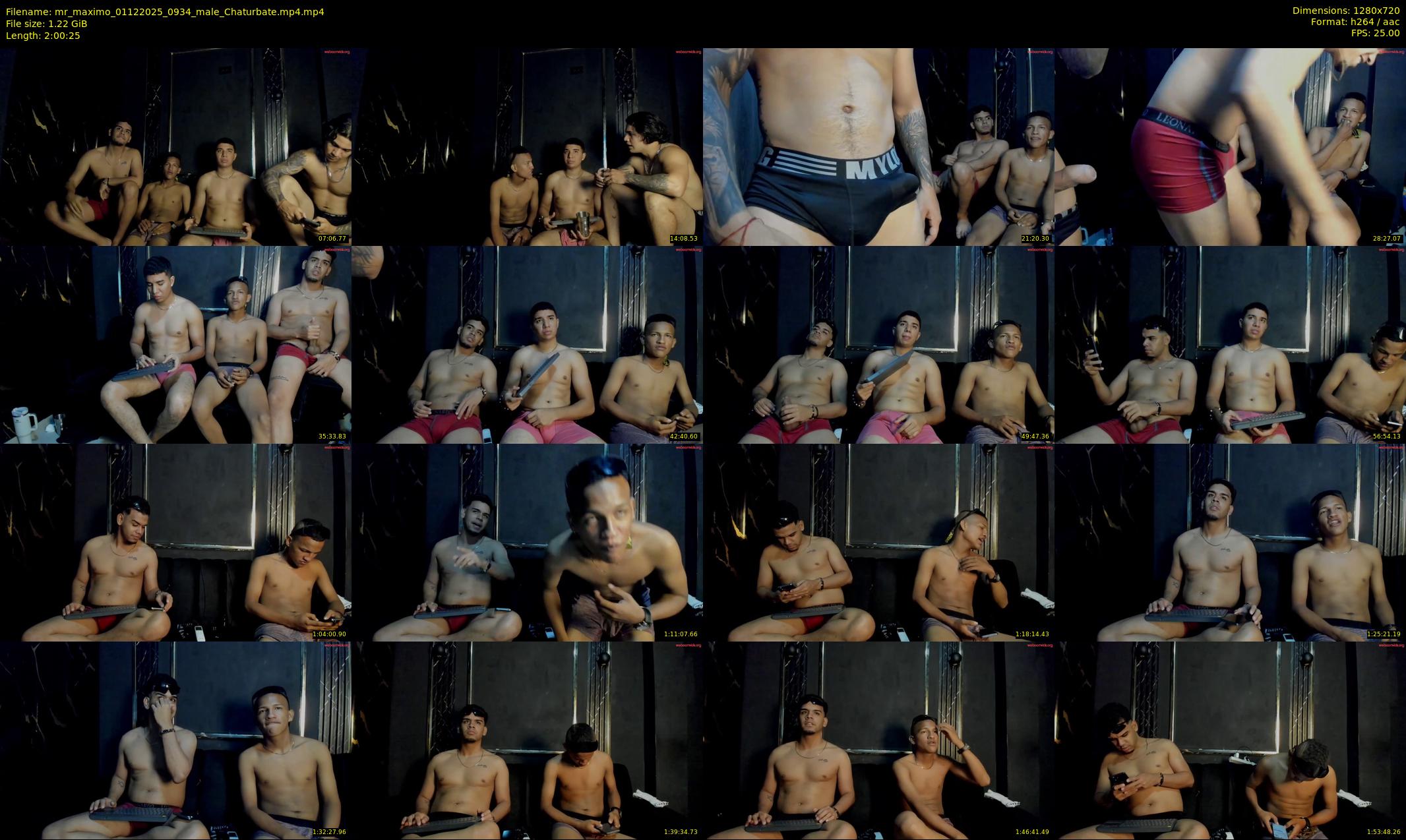 mr_maximo — 121 minute Chaturbate male cam show recording, 720p, Dec 1, 2025